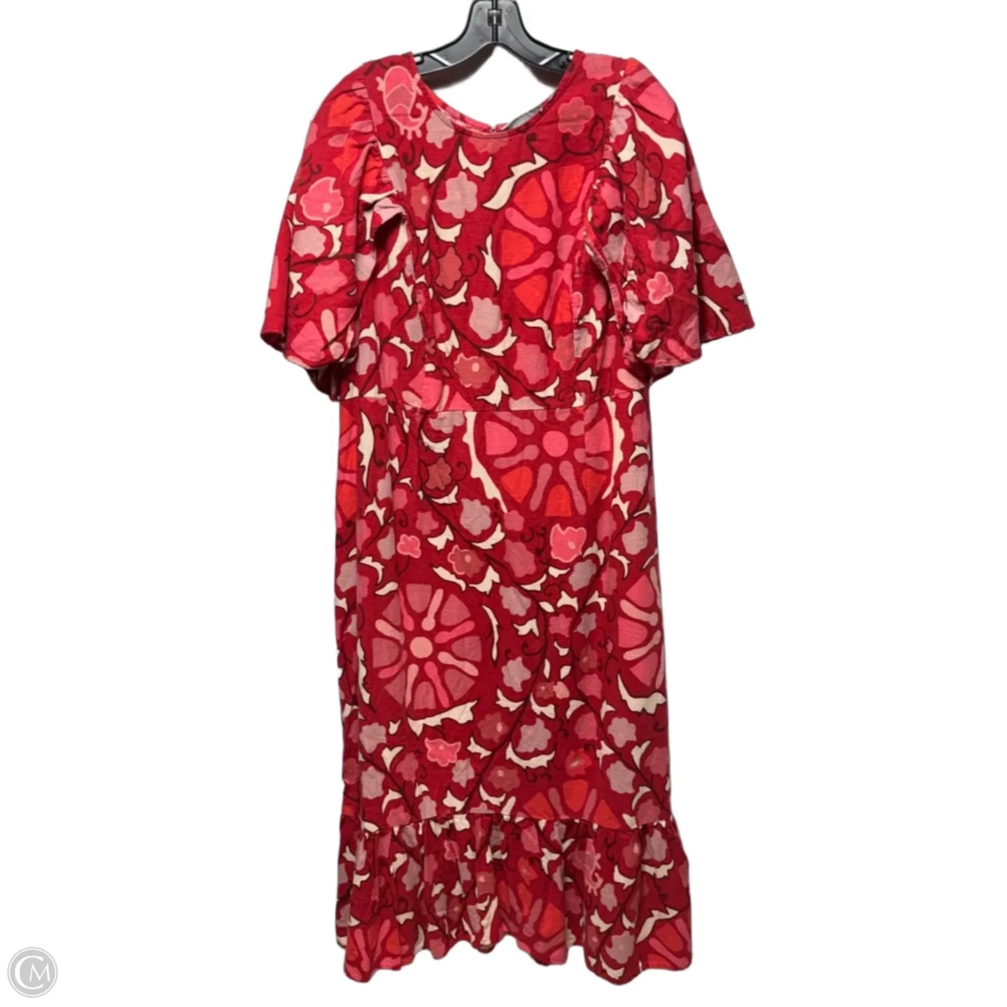 Linen Blend Dress Casual Maxi By Rhode for Target In Red, Size: 22