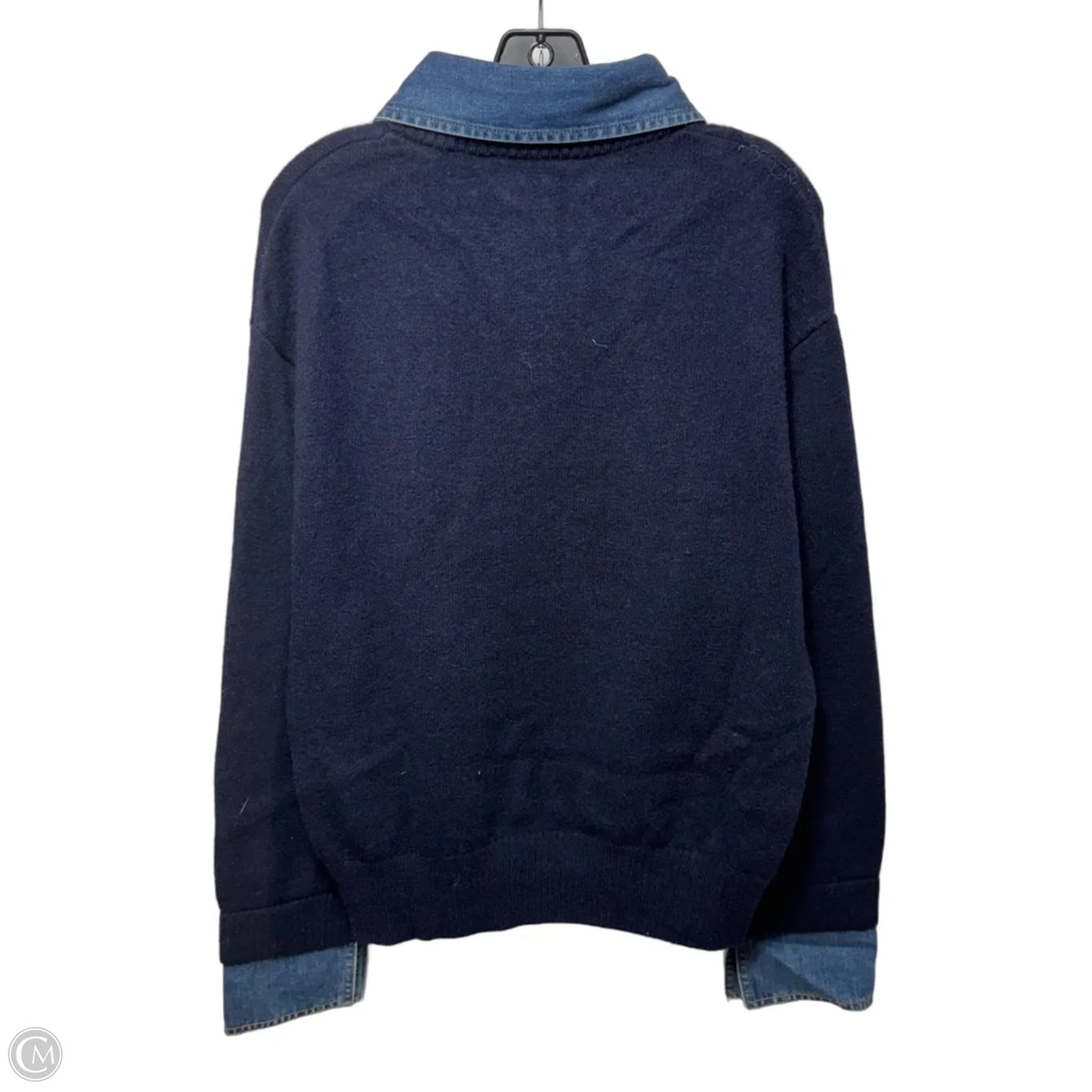 Sweatshirt Collar By Commense In Navy, Size: M