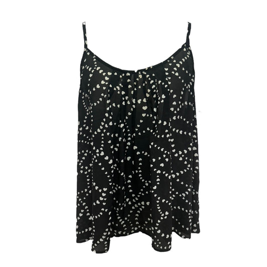 Heart Print Cross Back Camisole Top Sleeveless By Torrid  Size: 1x