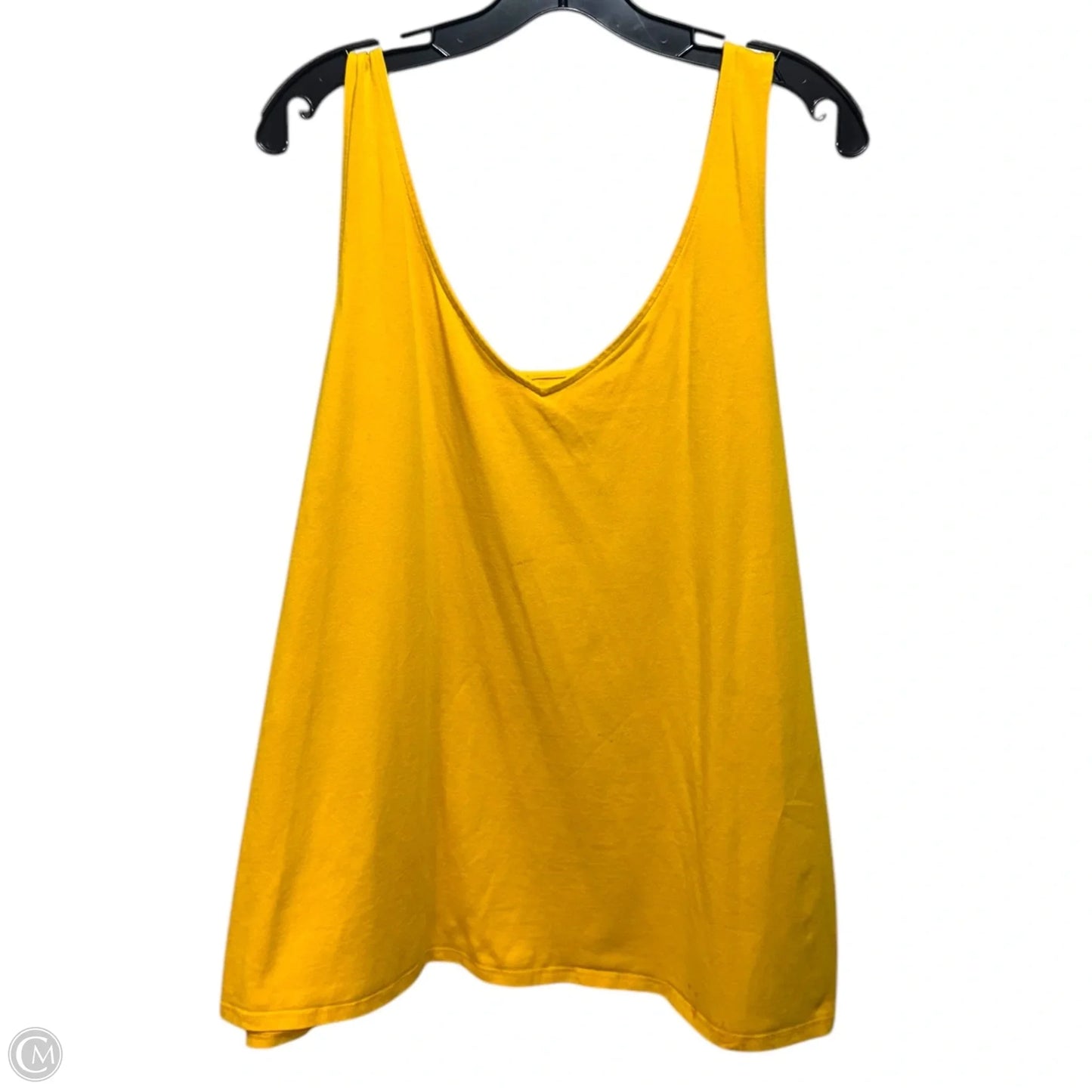Top Sleeveless By J. Jill In Yellow, Size: 4x