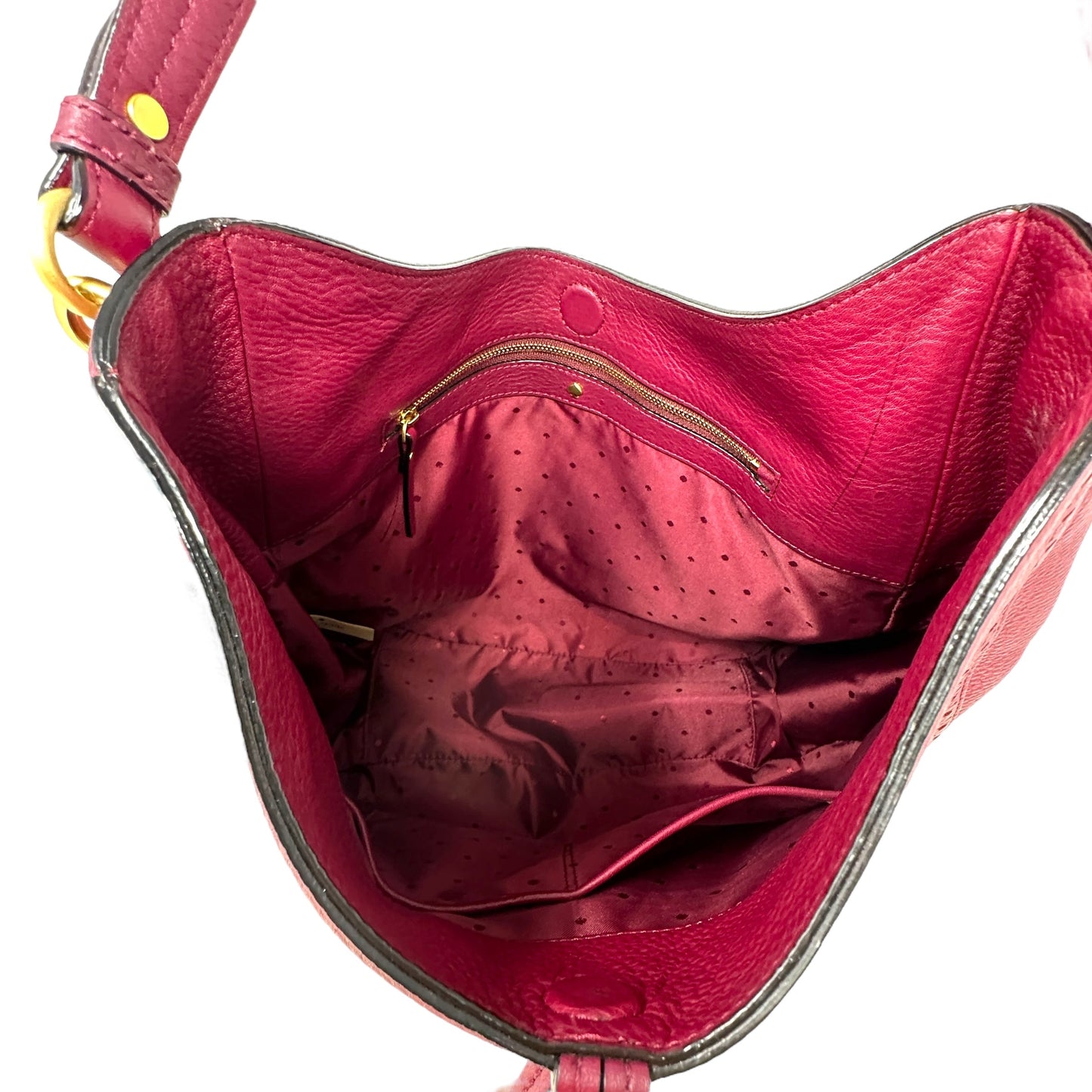 James Street Nori Hobo Bag - Merlot Designer By Kate Spade  Size: Large