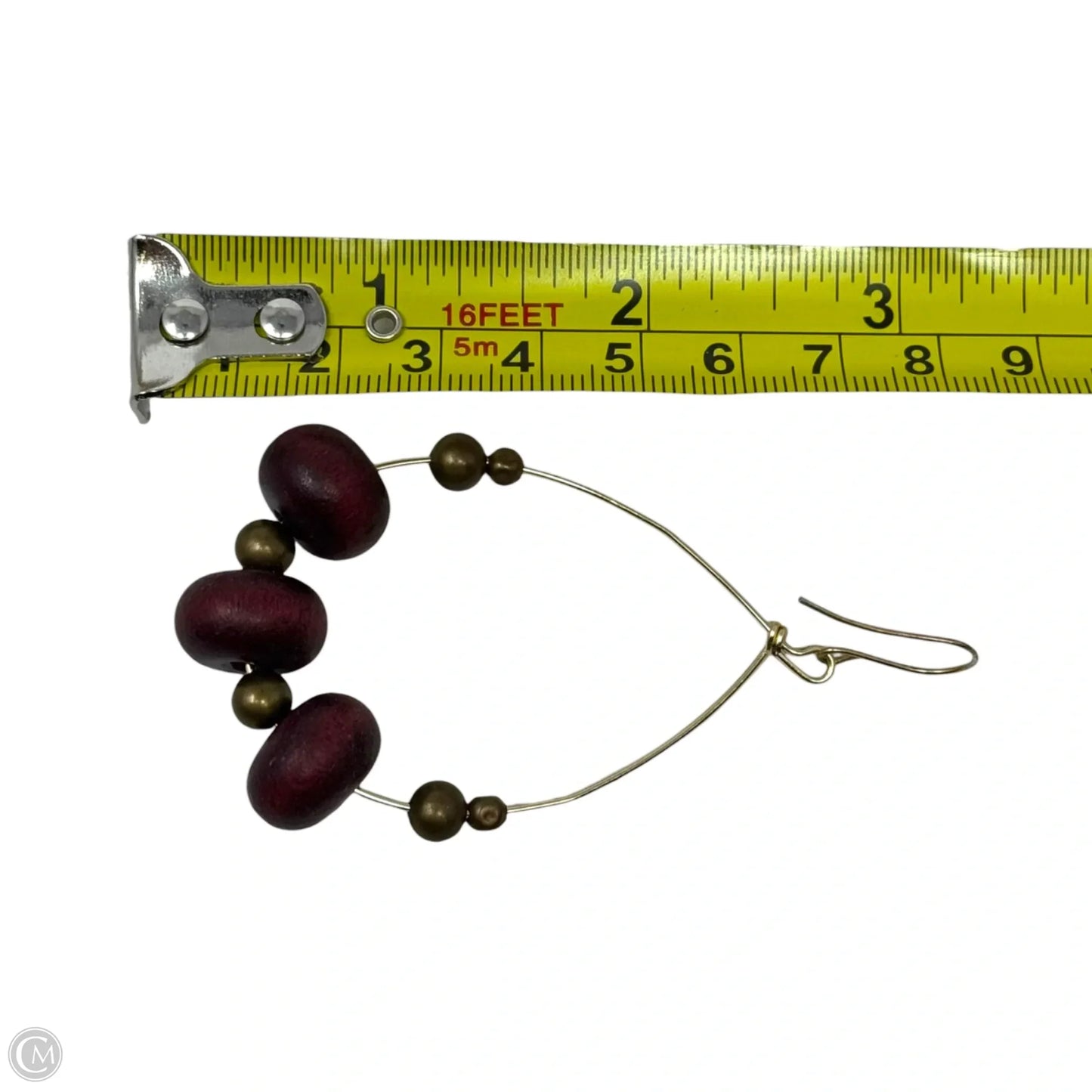 Beaded Teardrop Dangle Earrings