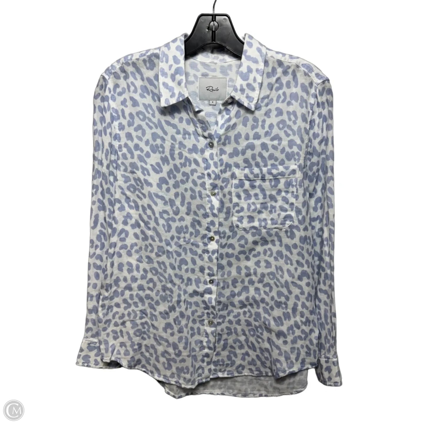 Top Long Sleeve By Rails In Animal Print, Size: S