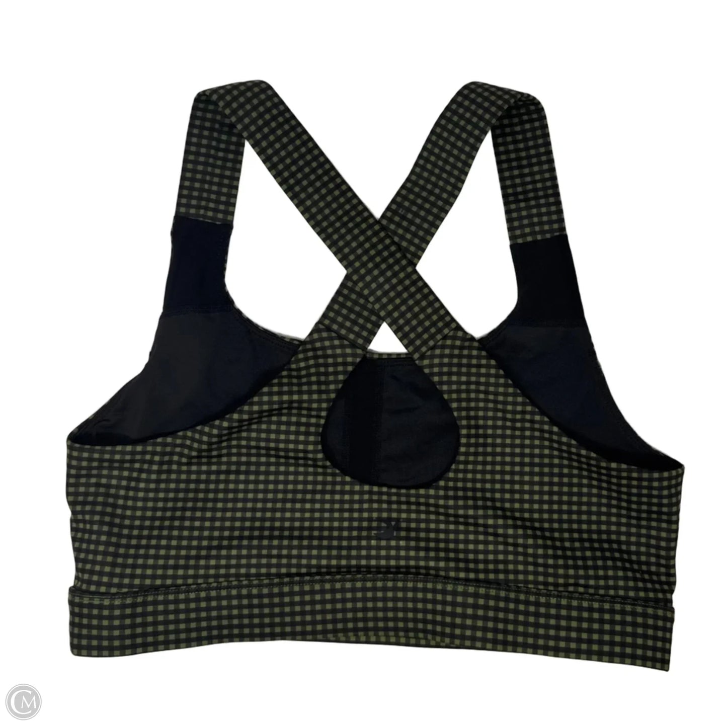Athletic Bra By Glyder In Black & Green, Size: Xl