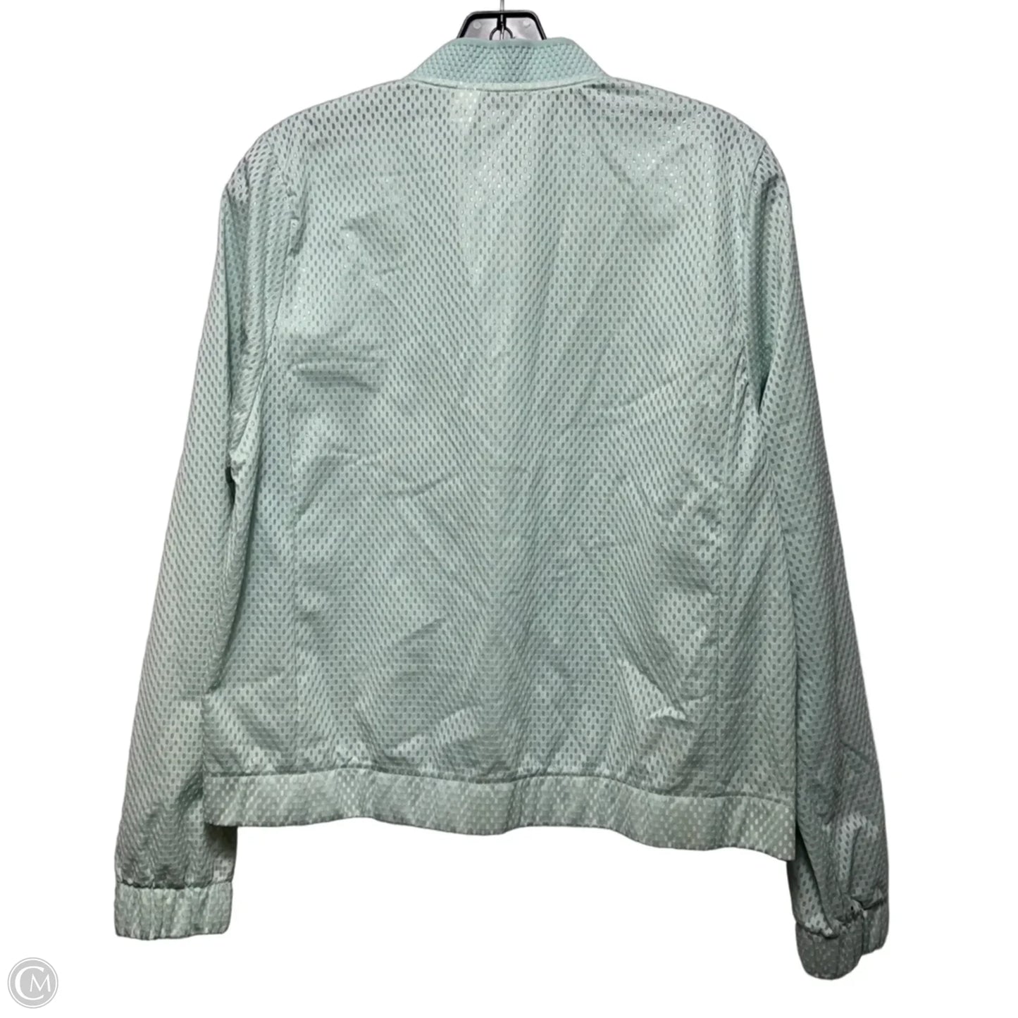 Athletic Jacket By Adidas In Green, Size: S