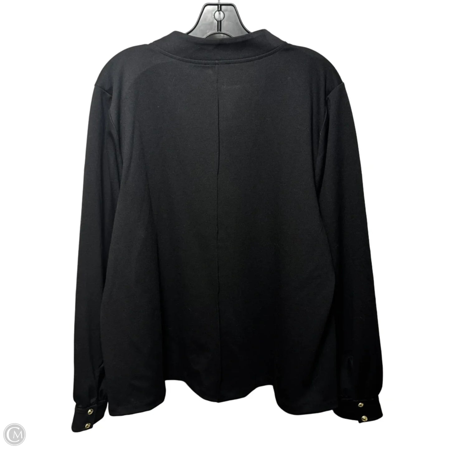 Top Long Sleeve By Talbots In Black, Size: Xl