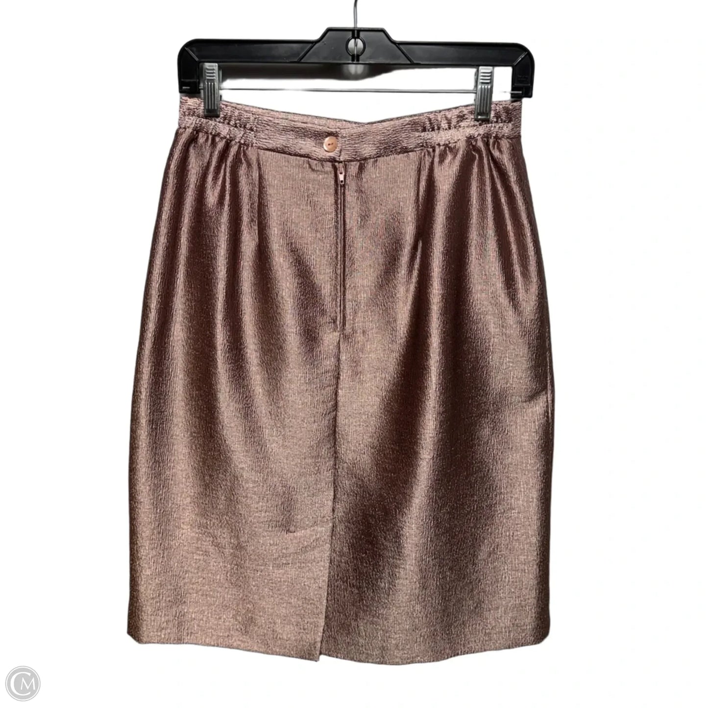 Skirt Mini & Short By Brownstone Studio In Metallic Pink, Size: 8 Petite