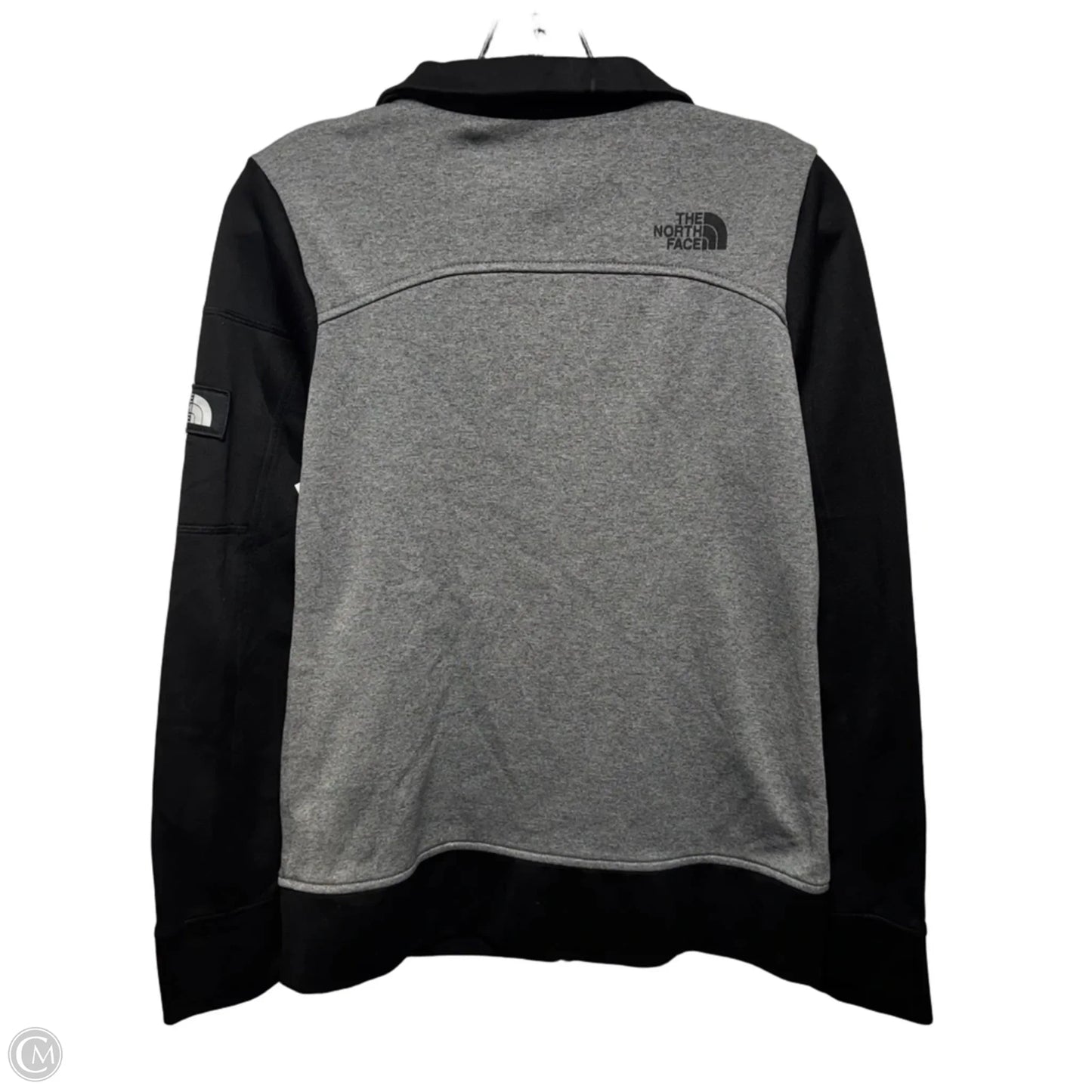 Athletic Jacket By The North Face In Black & Grey, Size: S