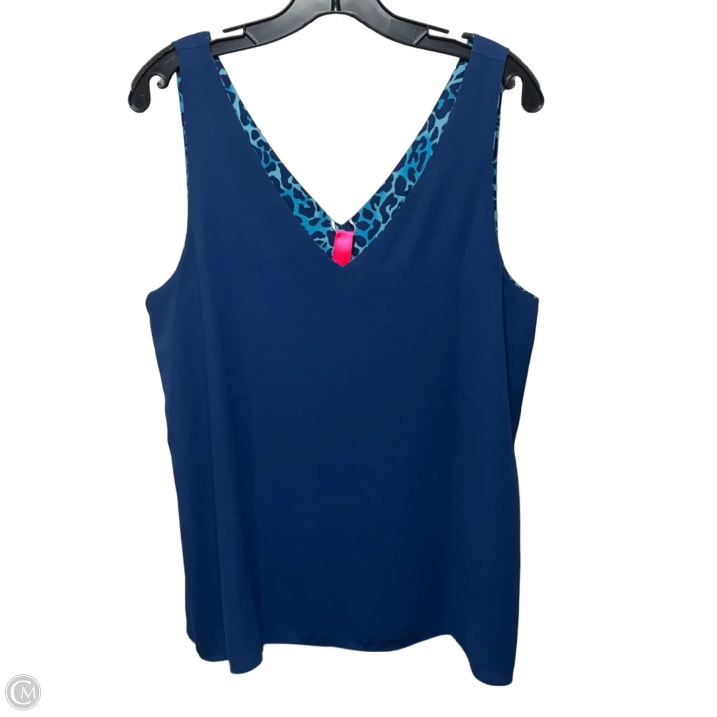 Florin Reversible Top Sleeveless Designer By Lilly Pulitzer In Animal Print, Size: L