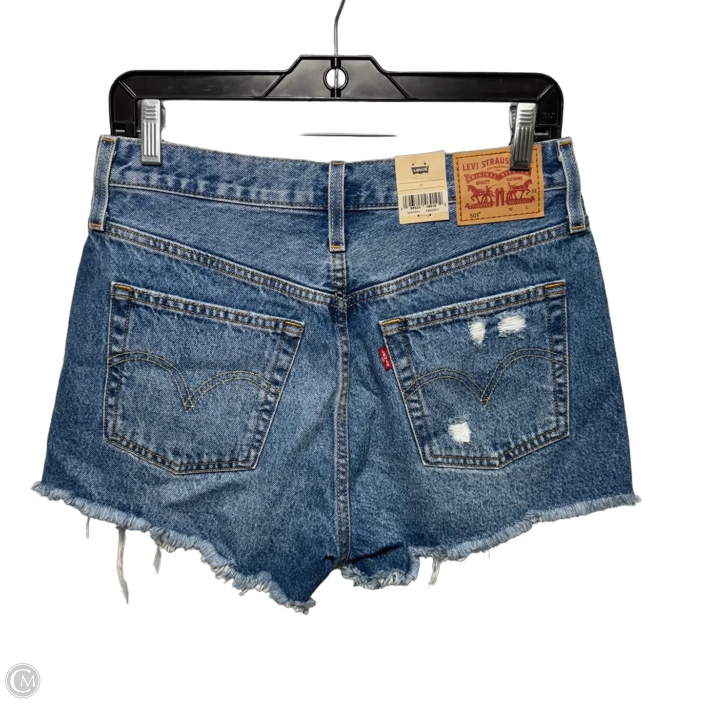 Shorts By Levis In Blue Denim, Size: 6/28