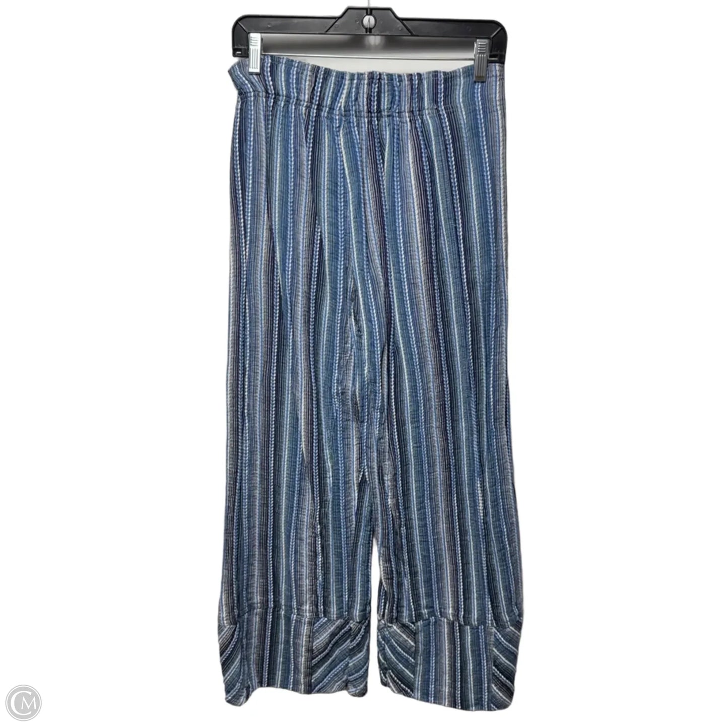 Pants Wide Leg By Free People In Blue & White, Size: Xs