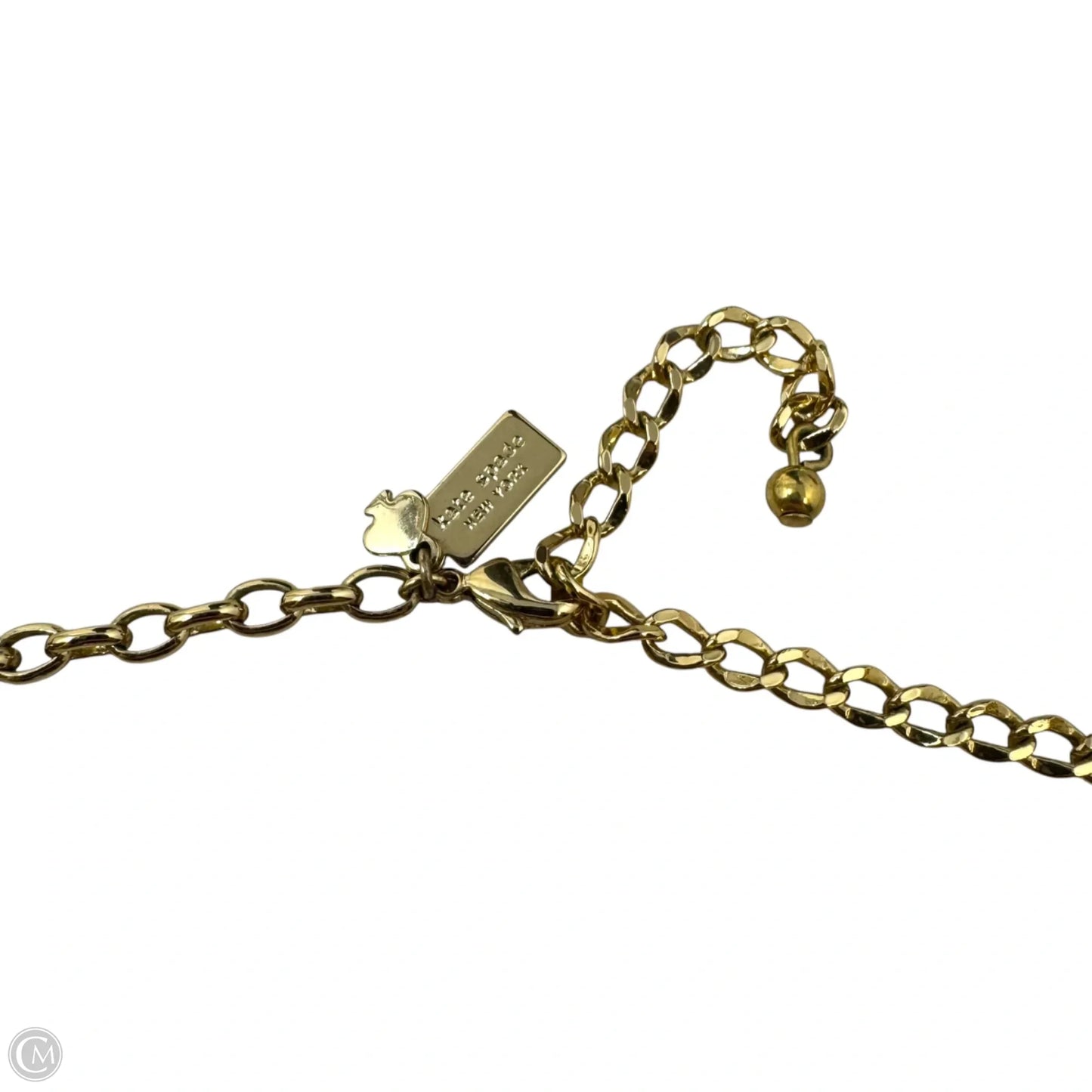 Floral Gold Tone Necklace Designer By Kate Spade