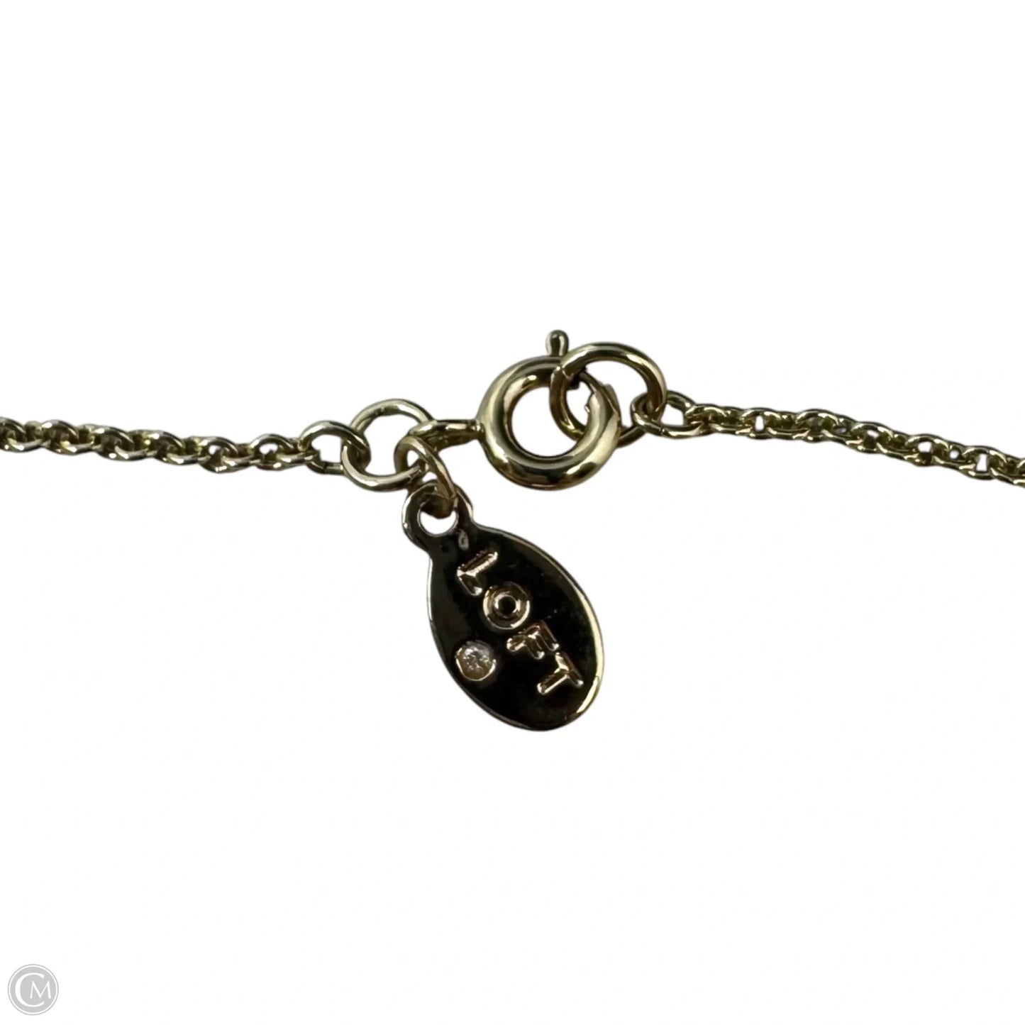 Gold Tone Long Pendant Necklace By Loft