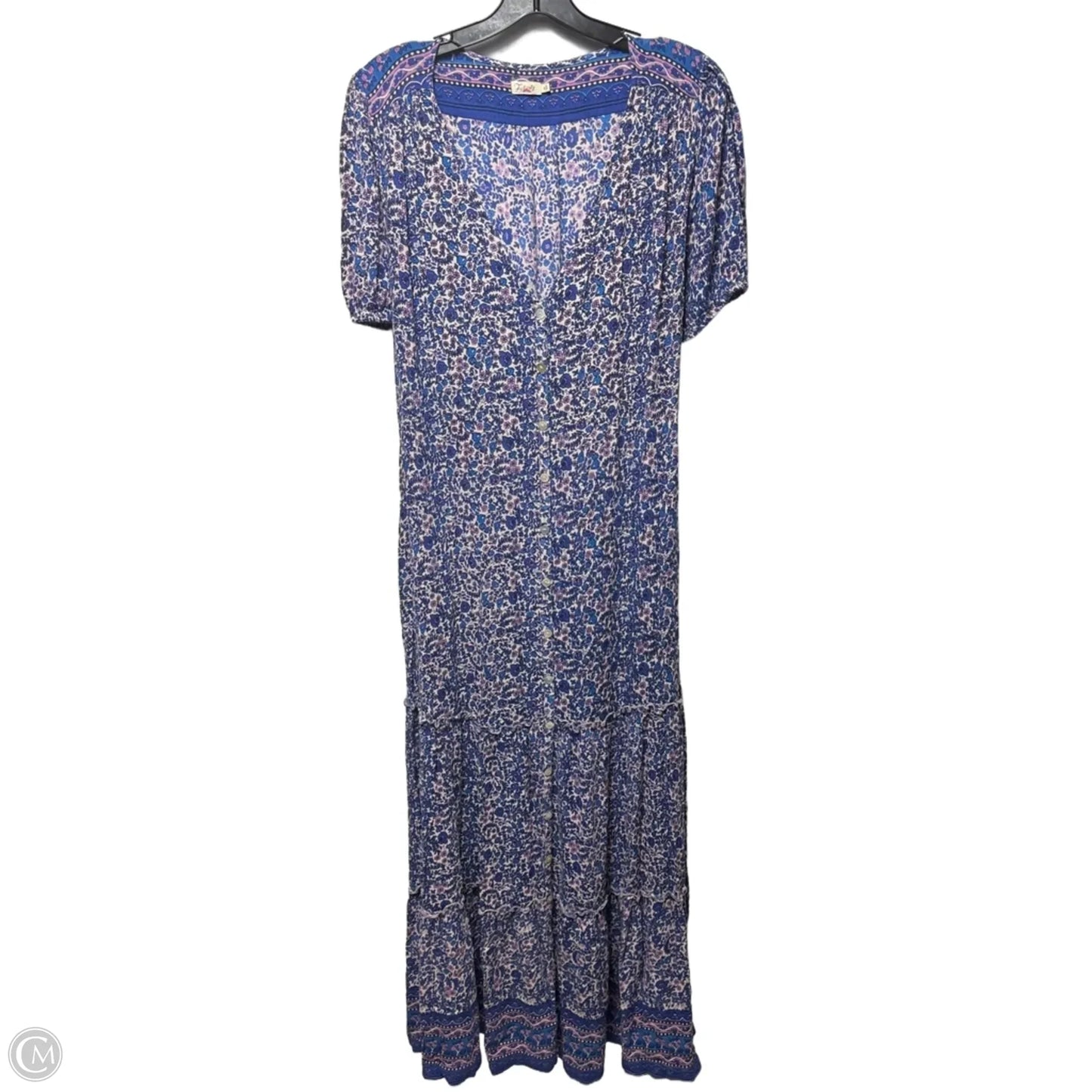 Dress Casual Maxi By Faherty In Purple, Size: M