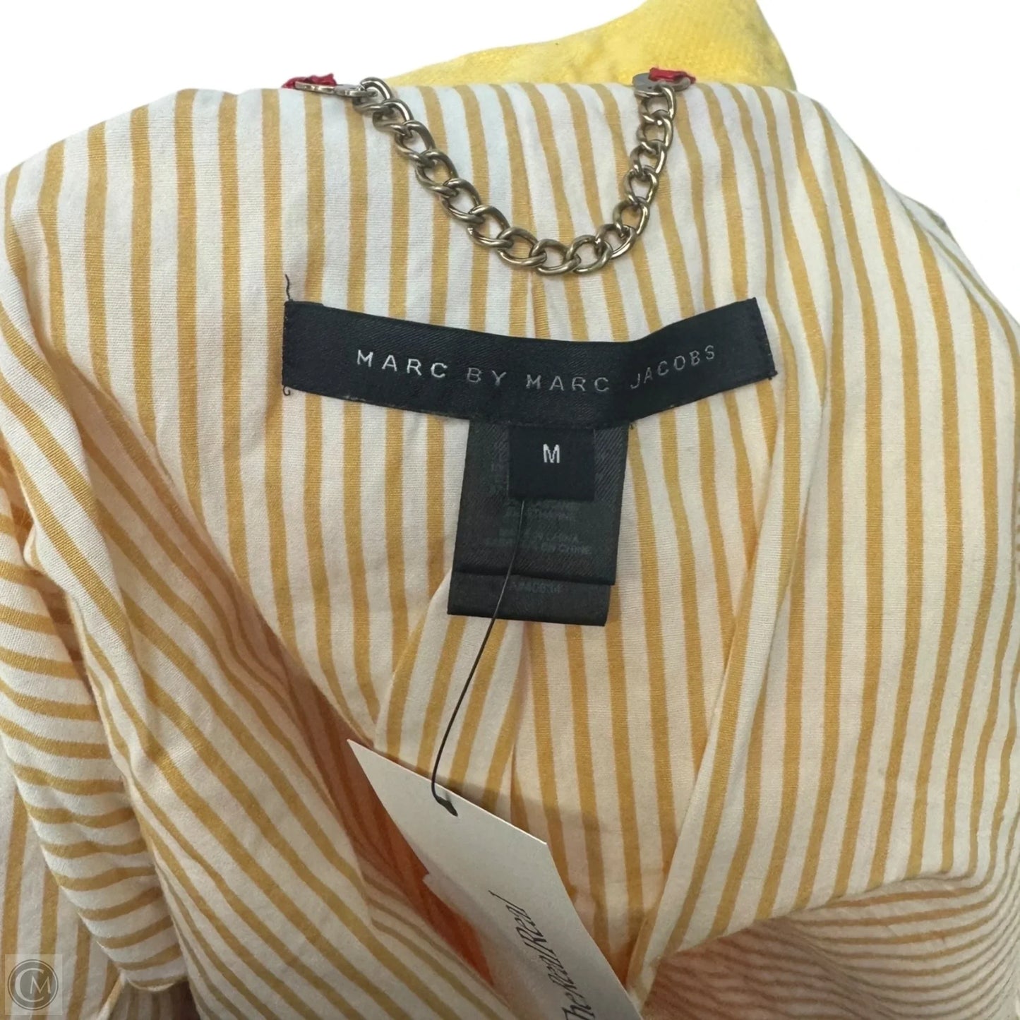 Coat Designer By Marc By Marc Jacobs In Yellow, Size: M