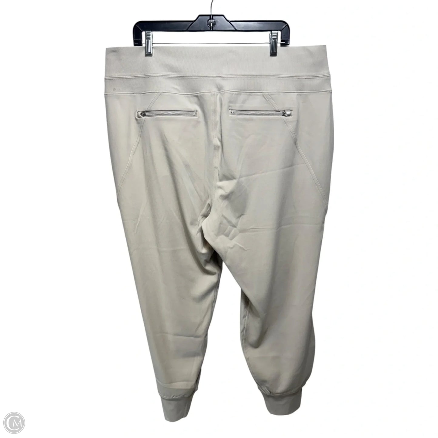 Athletic Leggings By Athleta In Taupe, Size: 2x