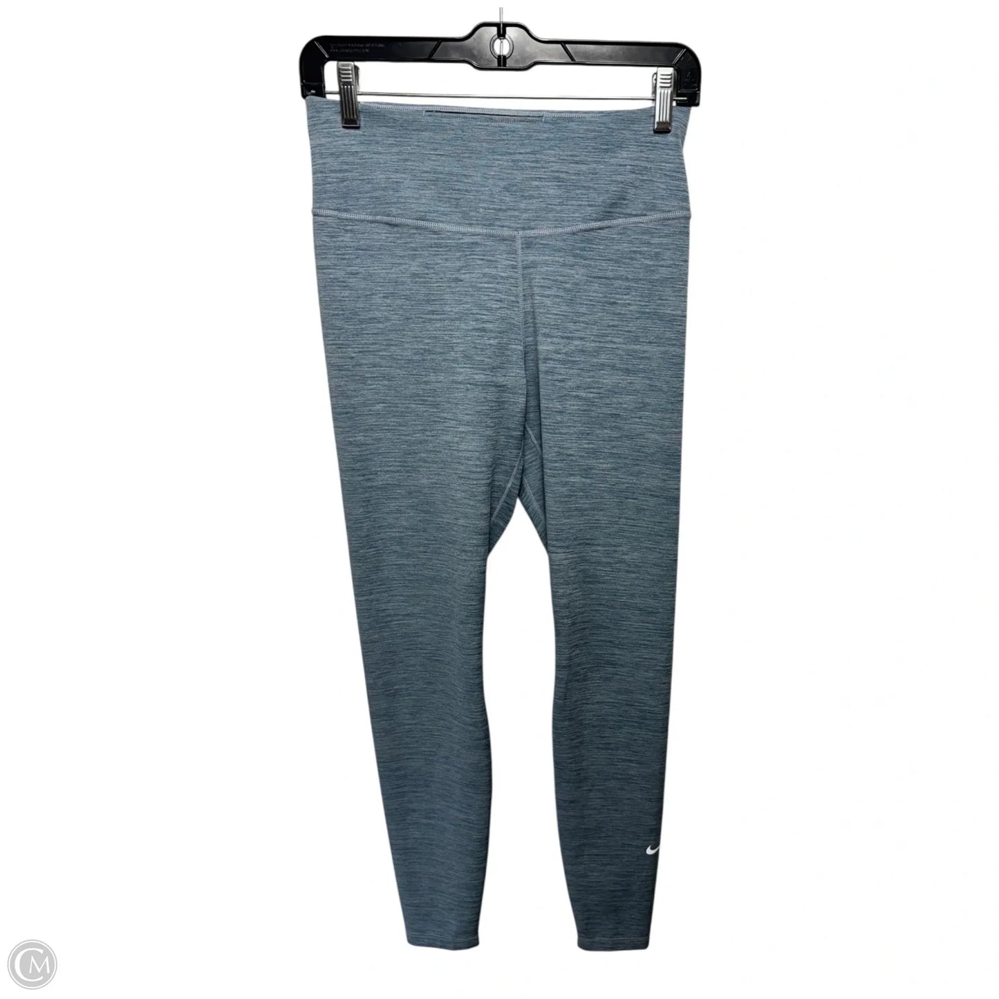 Athletic Leggings By Nike Apparel In Blue, Size: M