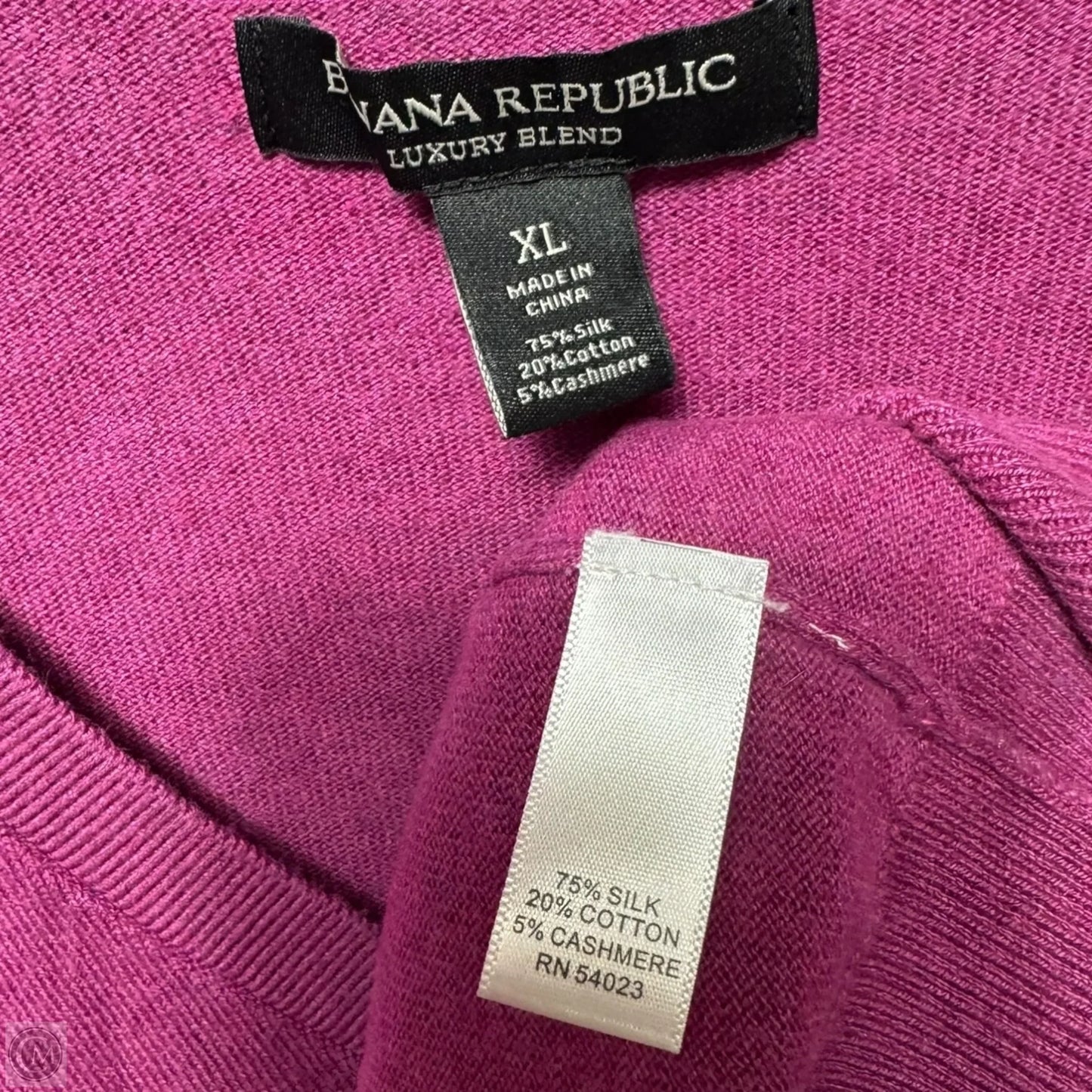 Sweater By Banana Republic In Pink, Size: Xl
