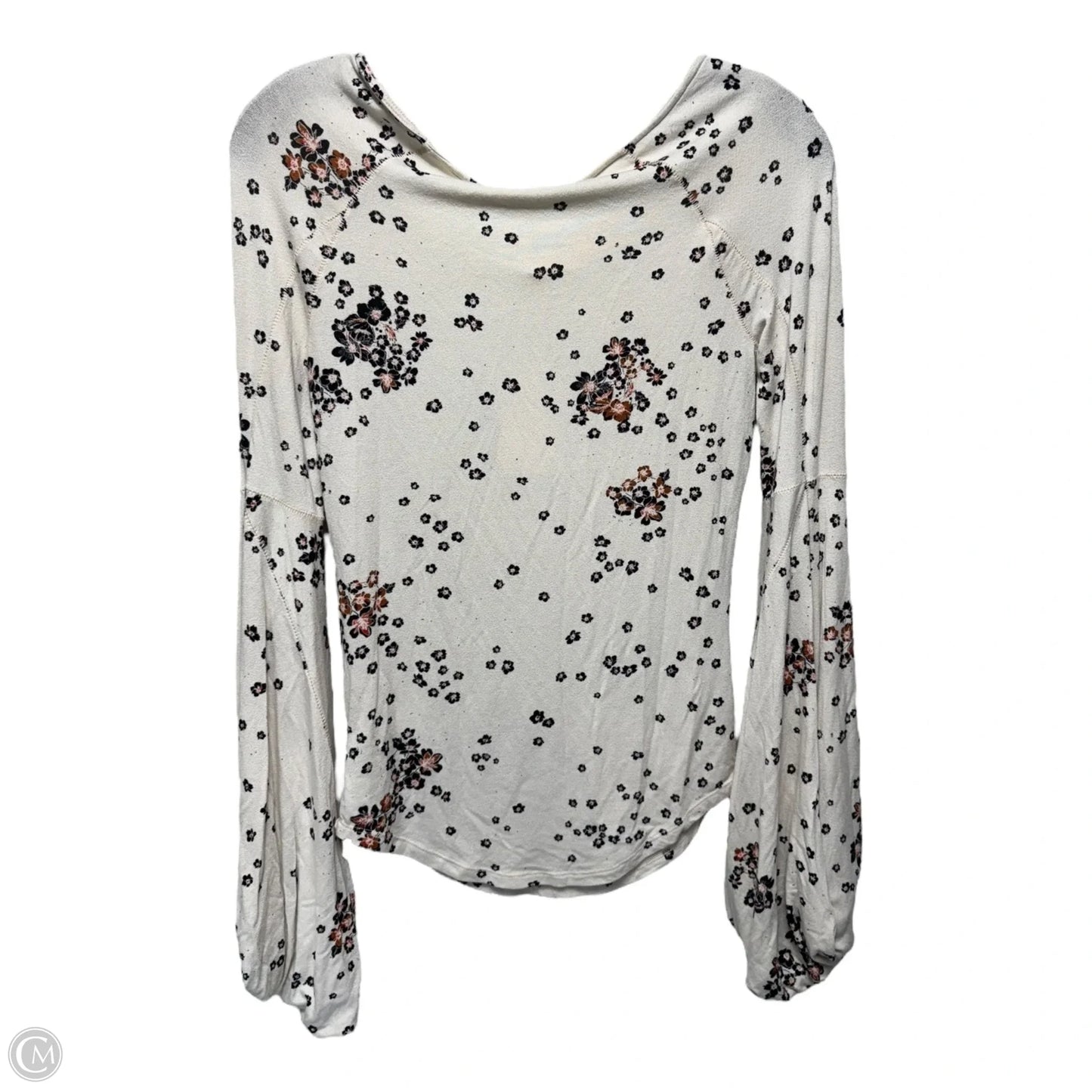 To The Tropics Top Long Sleeve By Free People In Floral Print, Size: M