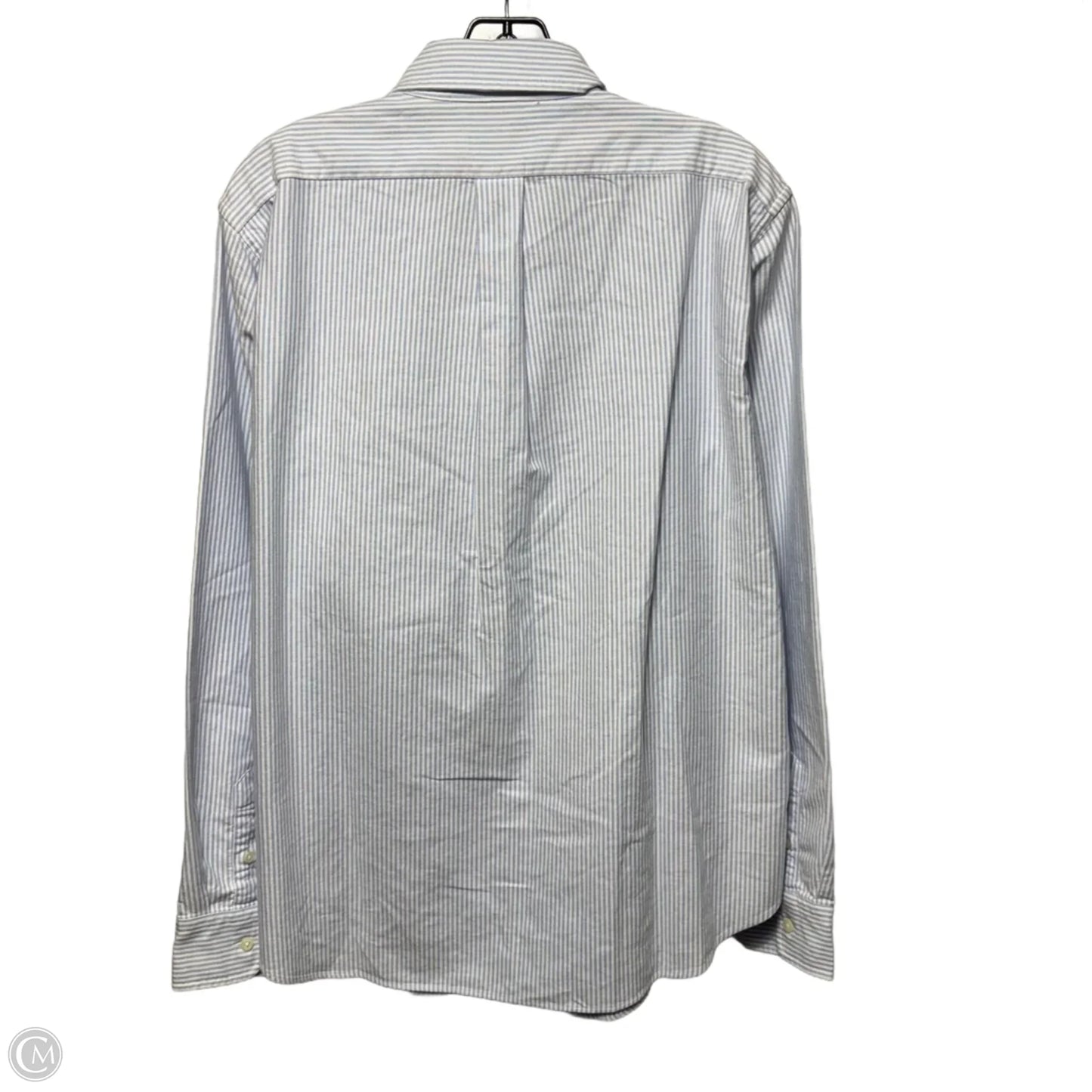 Top Long Sleeve By Ralph Lauren Blue Label In Striped Pattern, Size: Xl