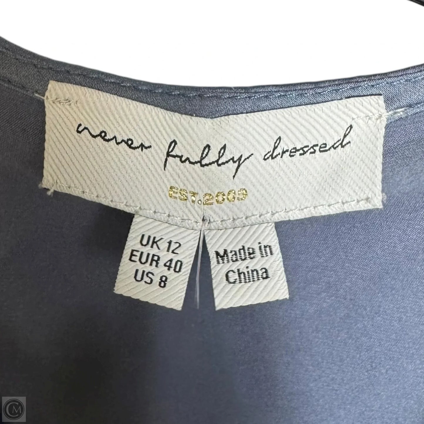 The Coco Wrap Dress By Never Fully Dressed In Blue, Size: 8