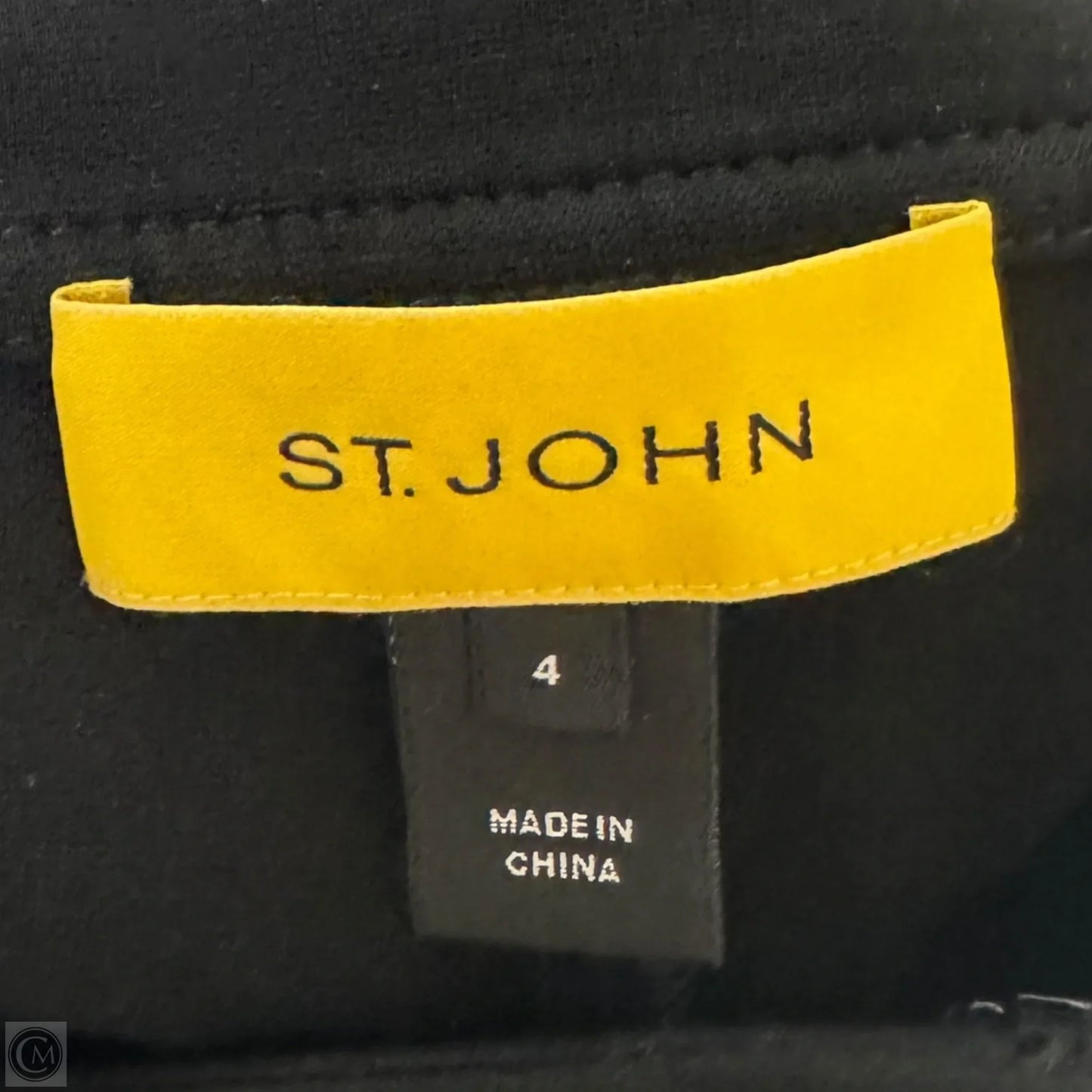 Pants Leggings By St John Knits In Black, Size: 4