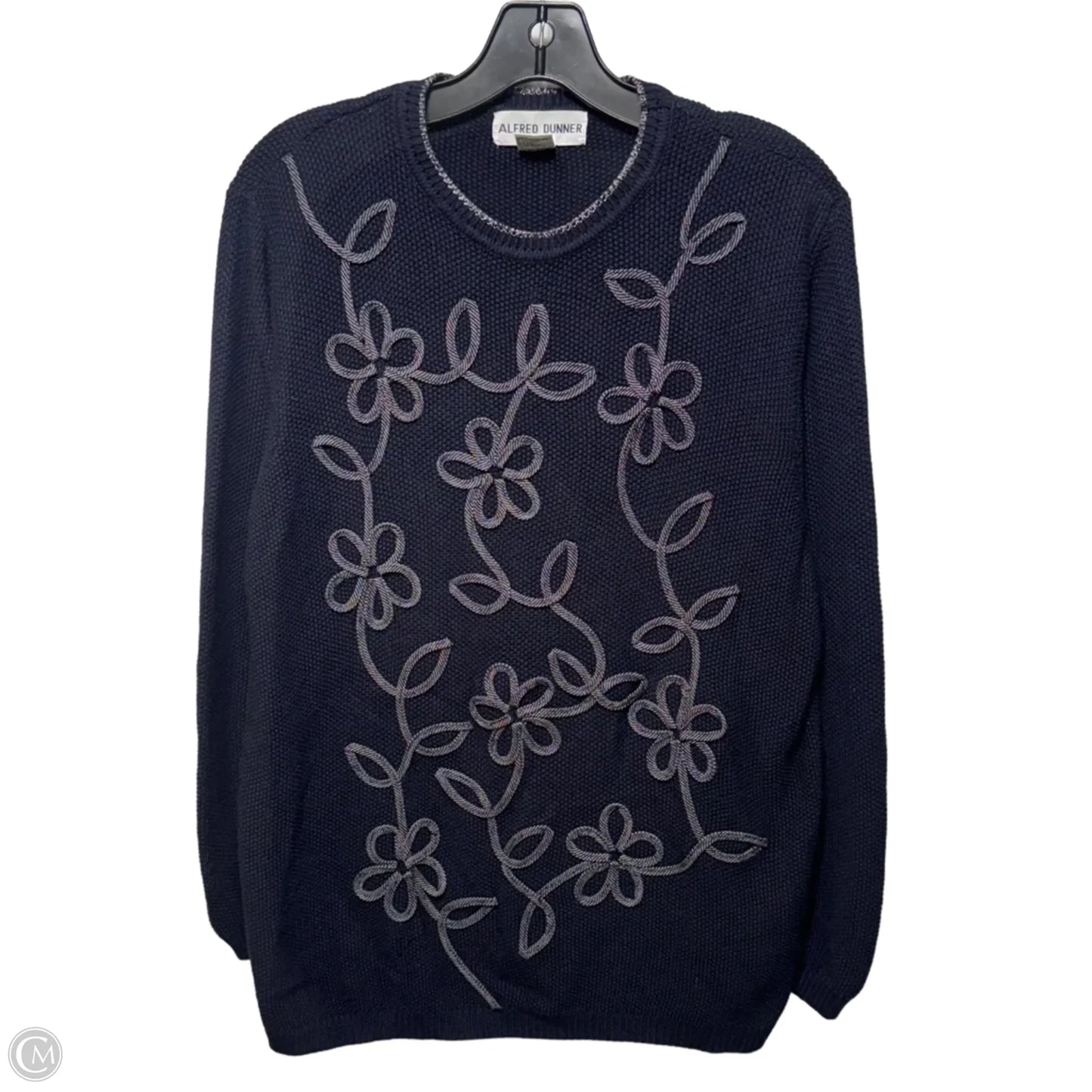 Sweater By Alfred Dunner In Blue, Size: L