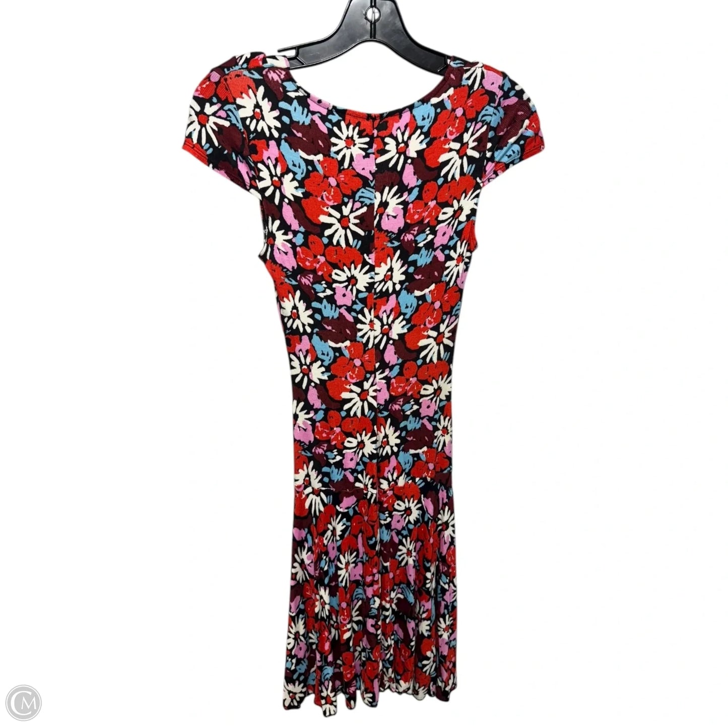 Key to Your Heart Short Sleeve Mini Dress By Free People In Floral Print, Size: Xs