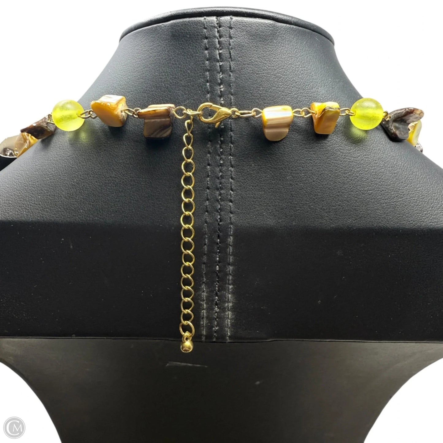 Multi Stone & Shell Station Necklace