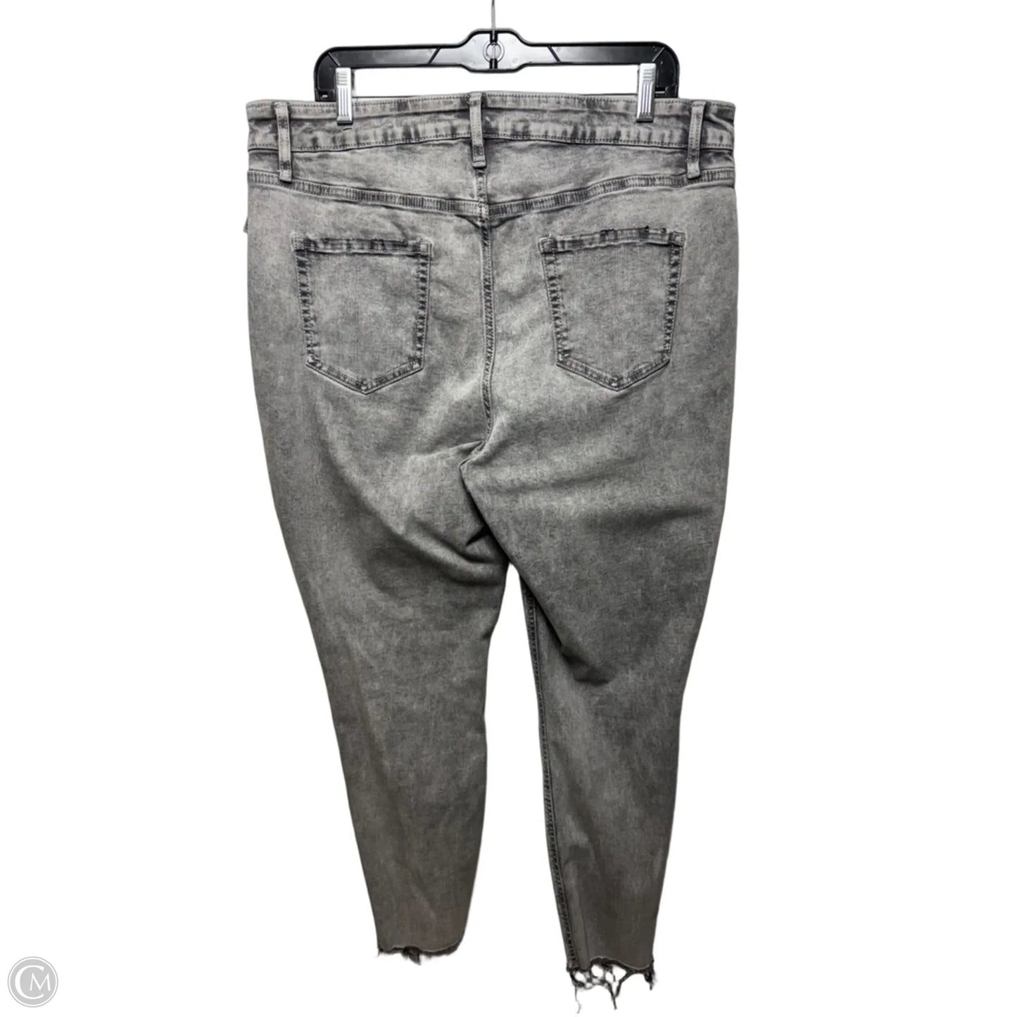 Jeans Skinny By Ava & Viv In Grey, Size: 18