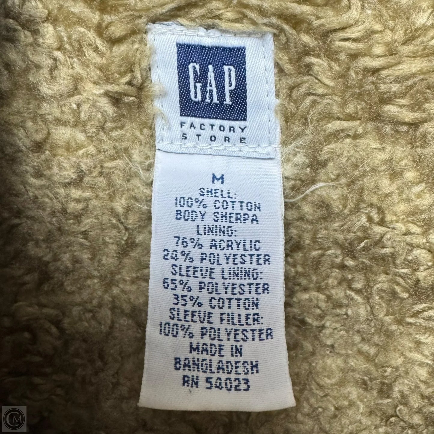 Jacket Denim By Gap In Blue Denim, Size: M