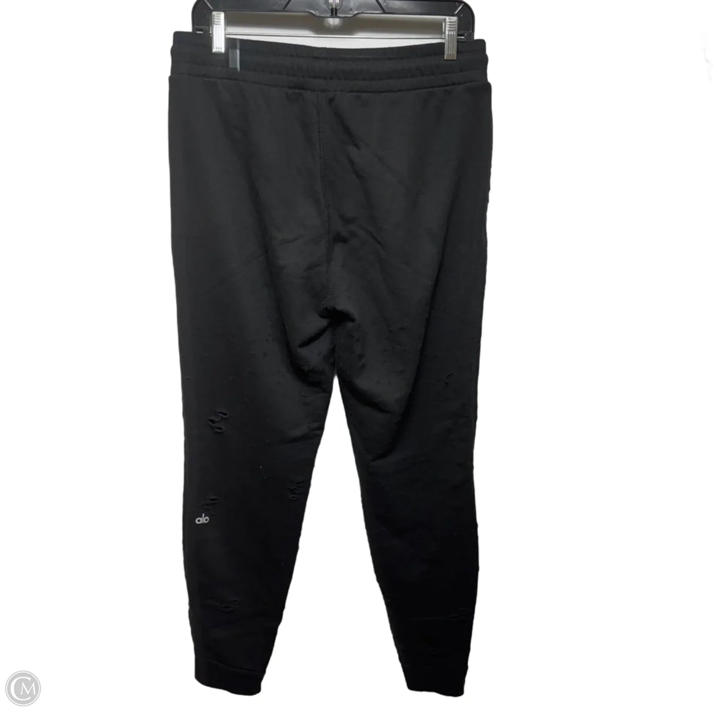 Distressed Pants Joggers By Alo In Black, Size: M