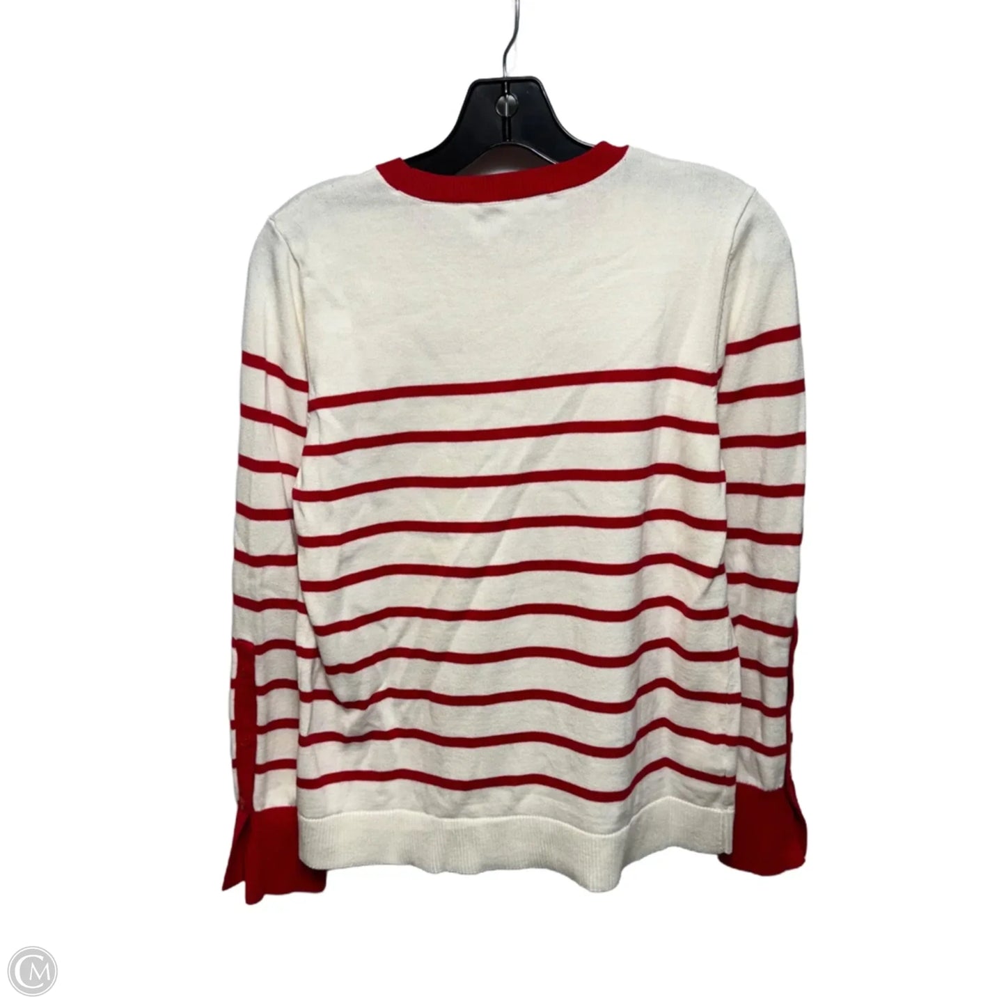 Sweater By Loft In Striped Pattern, Size: M