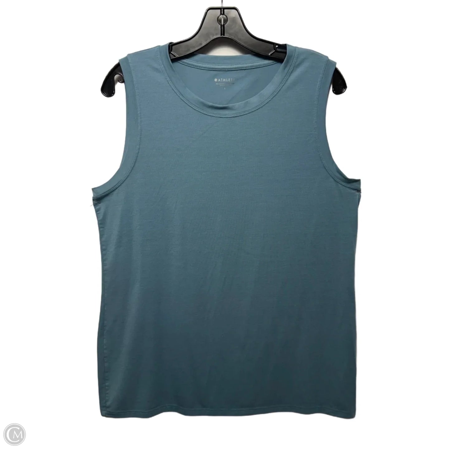 Athletic Top Short Sleeve By Athleta In Blue, Size: L