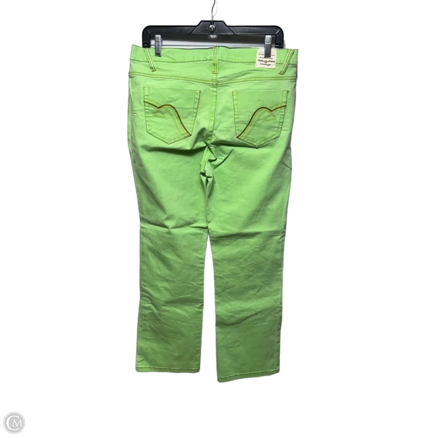 Jeans Boot Cut By Z Cavaricci In Green, Size: 10/30