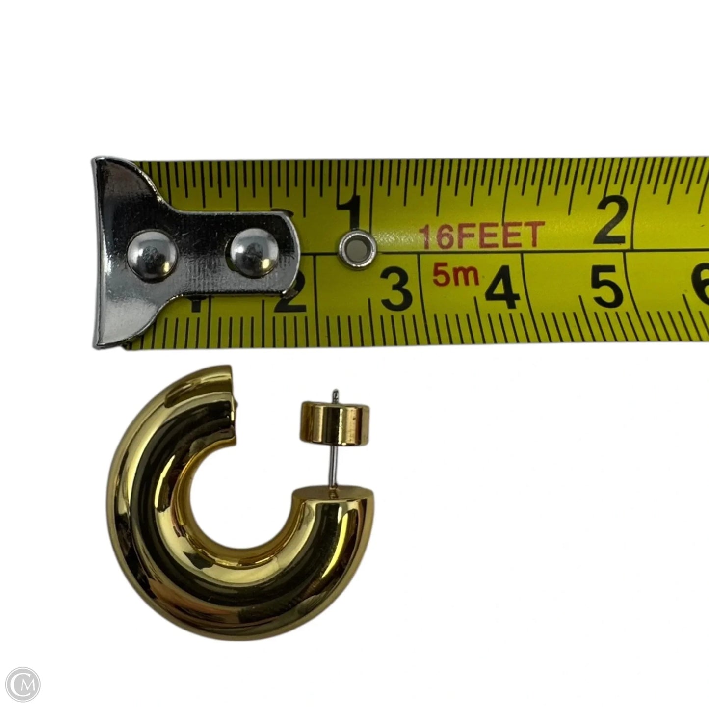 Chunky Gold Hoop Earrings Designer By Michael Kors