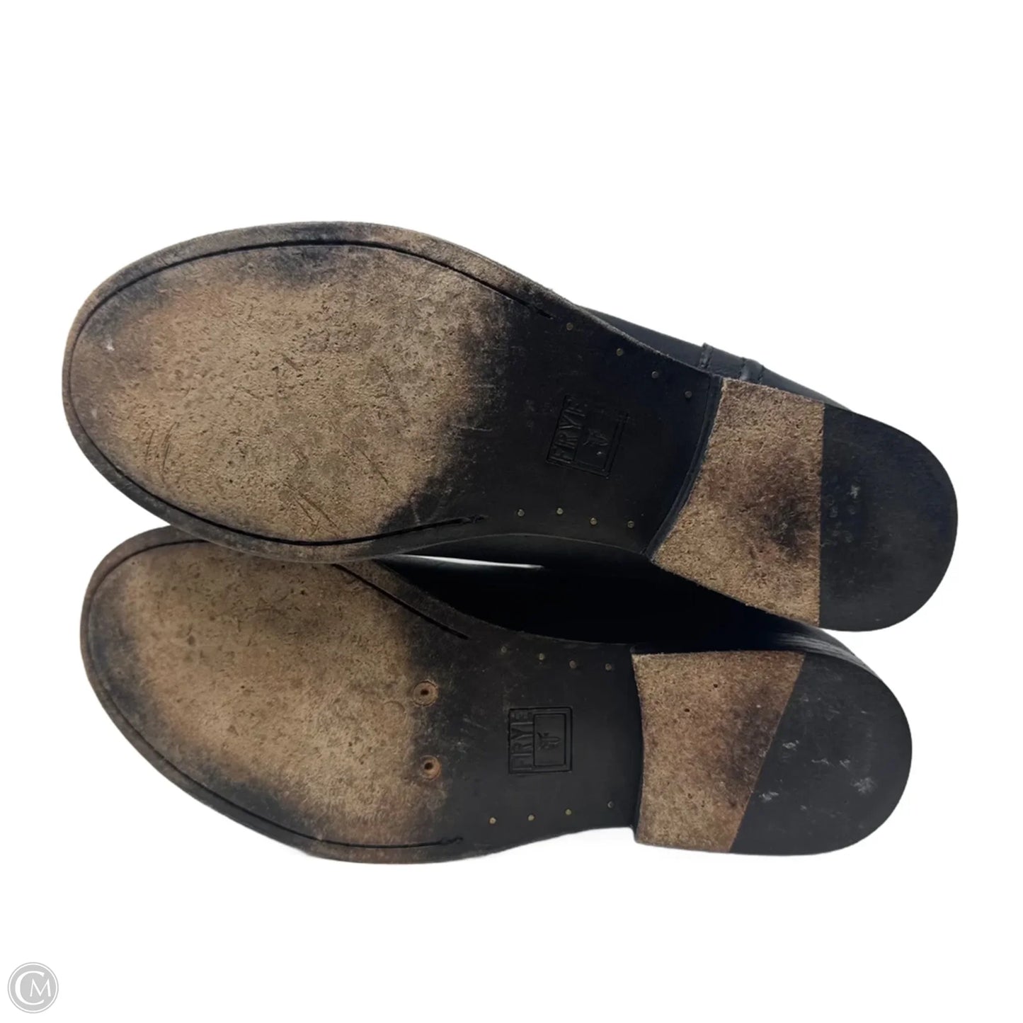 Melissa Riding Boots Designer By Frye In Black, Size: 8.5