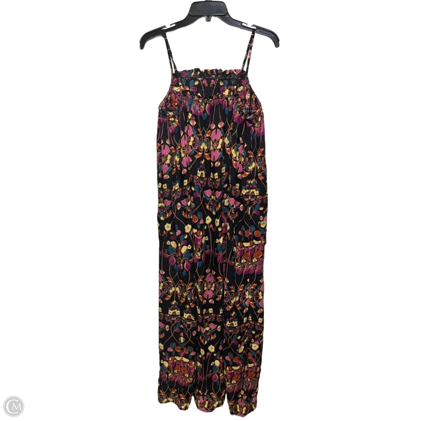 Quilted Floral Maxi Dress By Anthropologie In Floral Print, Size: S