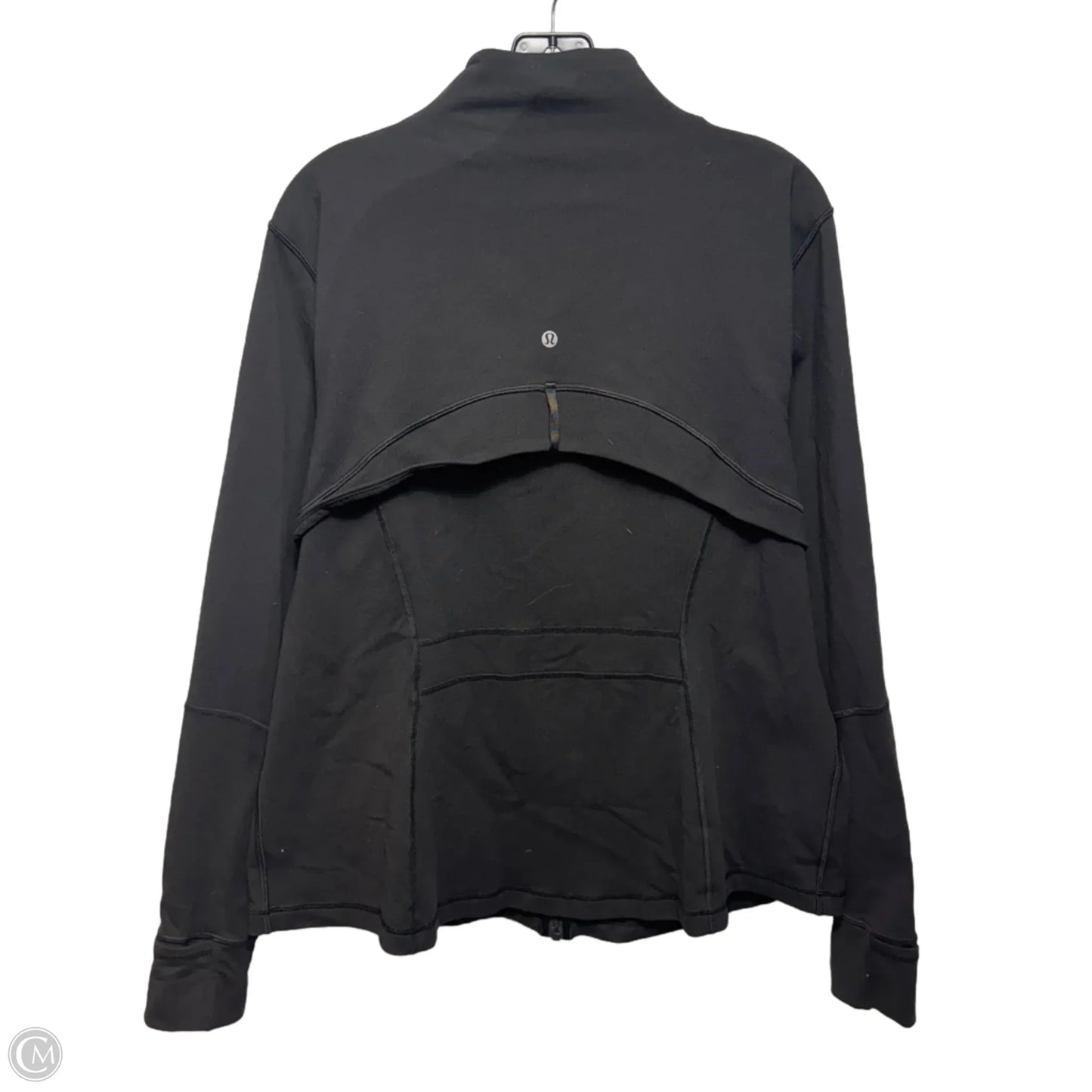Athletic Jacket By Lululemon In Black, Size: 20
