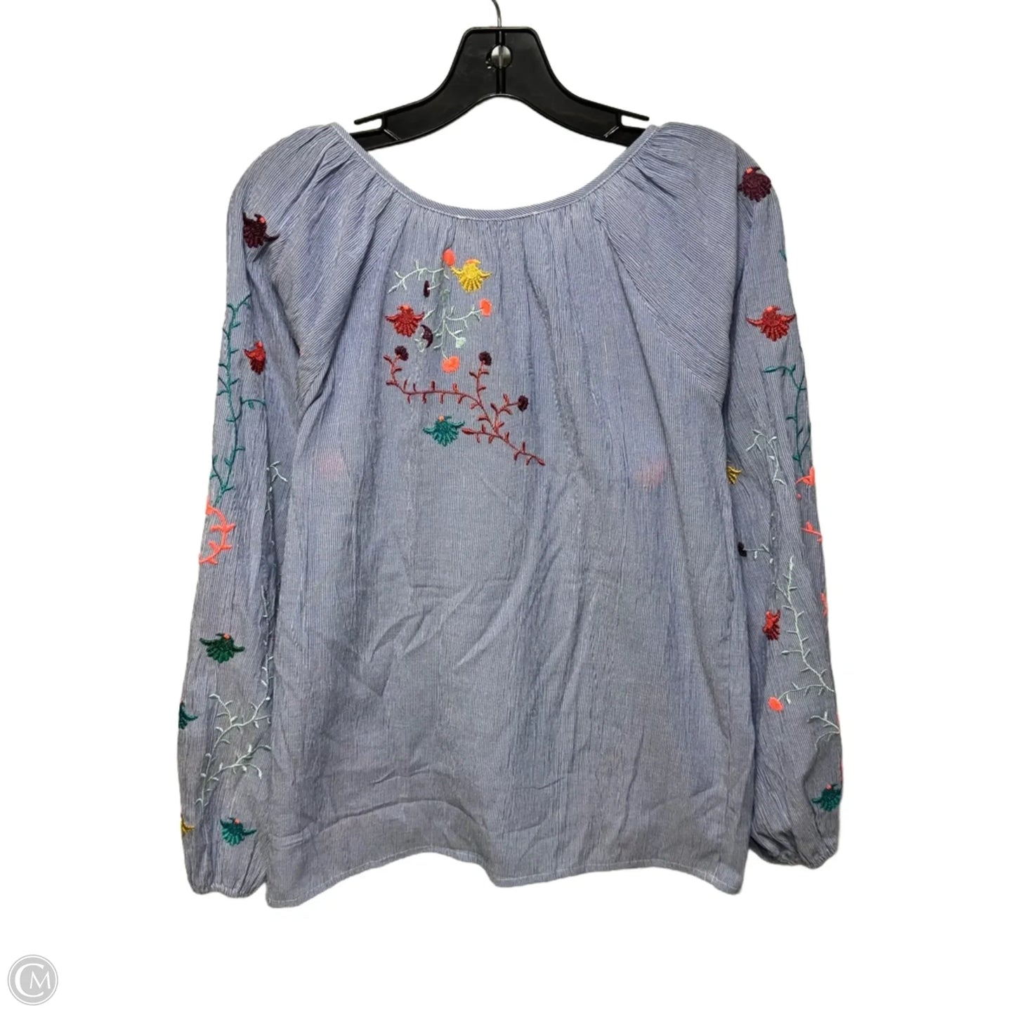 Top Long Sleeve By Love Stitch In Floral Print, Size: S