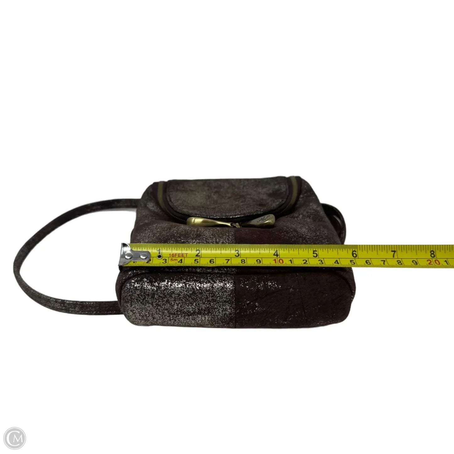 Fern Metallic Crossbody Leather By Hobo Intl, Size: Small