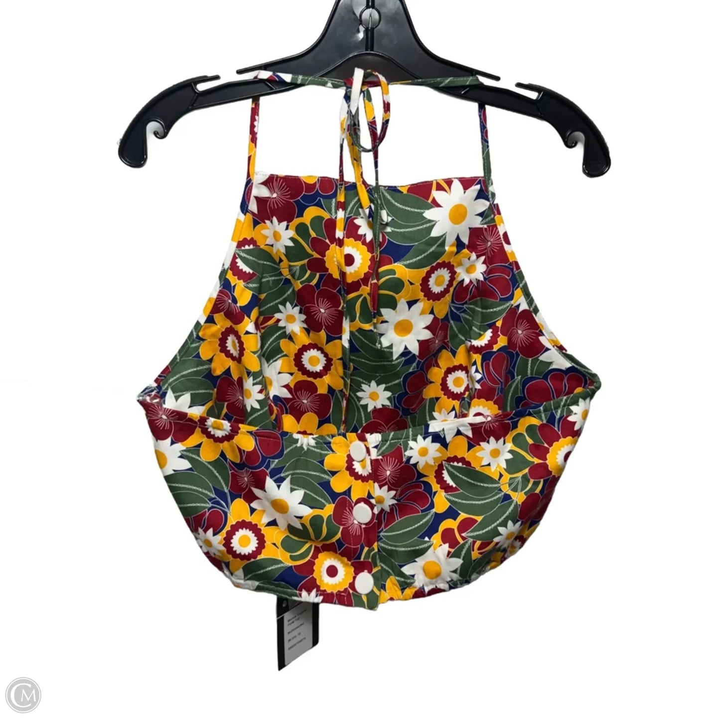Monica Tropical Floral Top Sleeveless By Bright and Beautiful In Floral Print, Size: 14