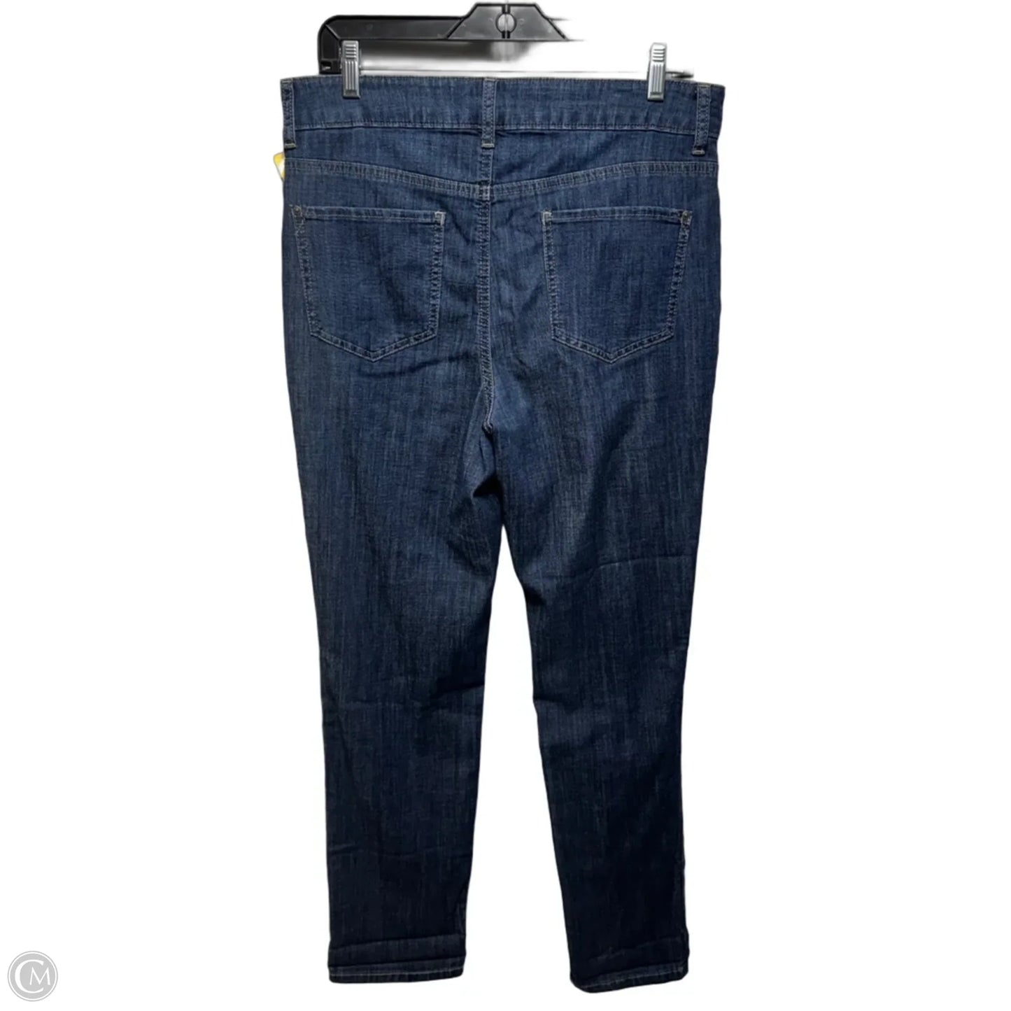 Slim Boyfriend Ankle Jeans By Chicos In Blue Denim, Size: 10