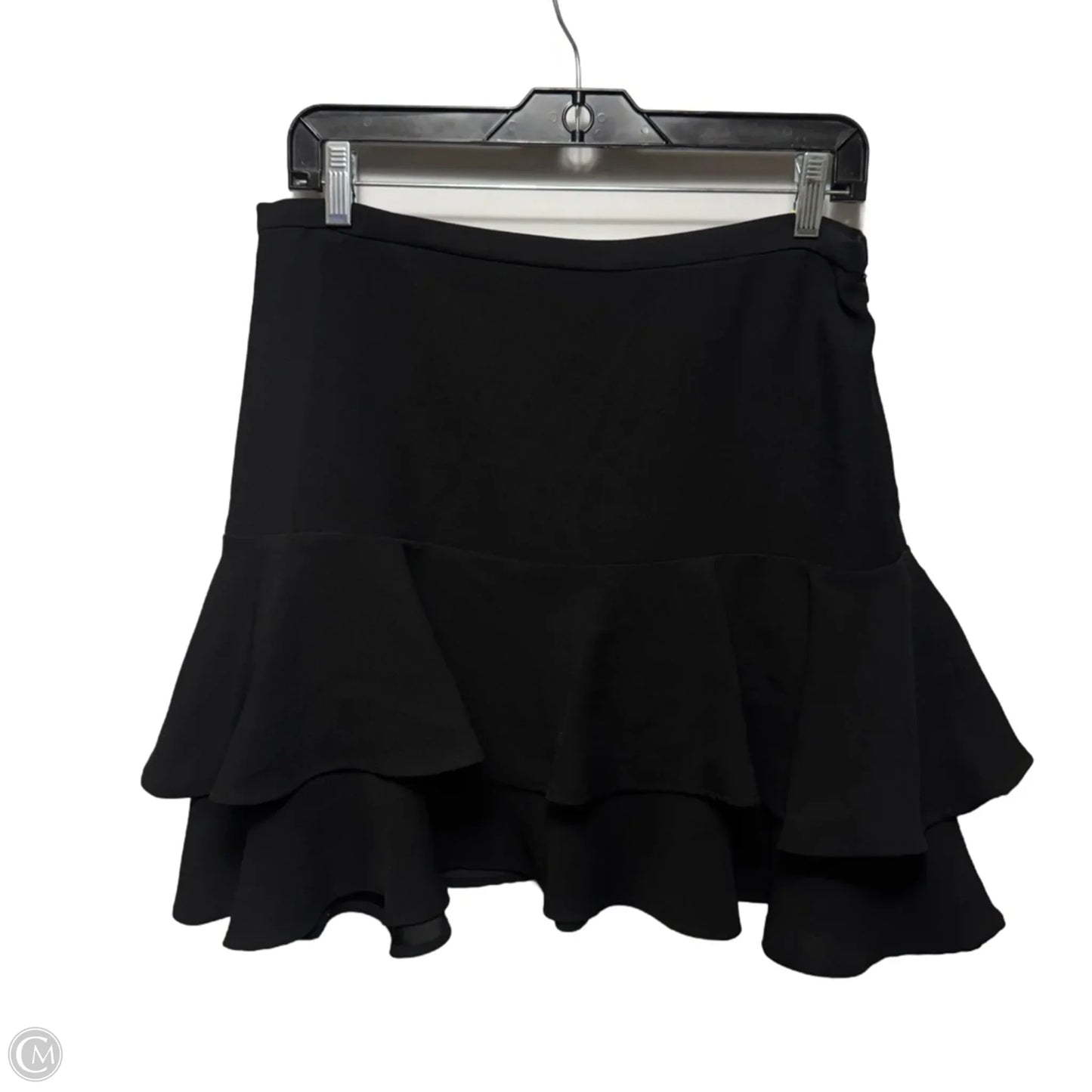 Tiered Ruffle Mini Skirt By Lauren By Ralph Lauren In Black, Size: 6p