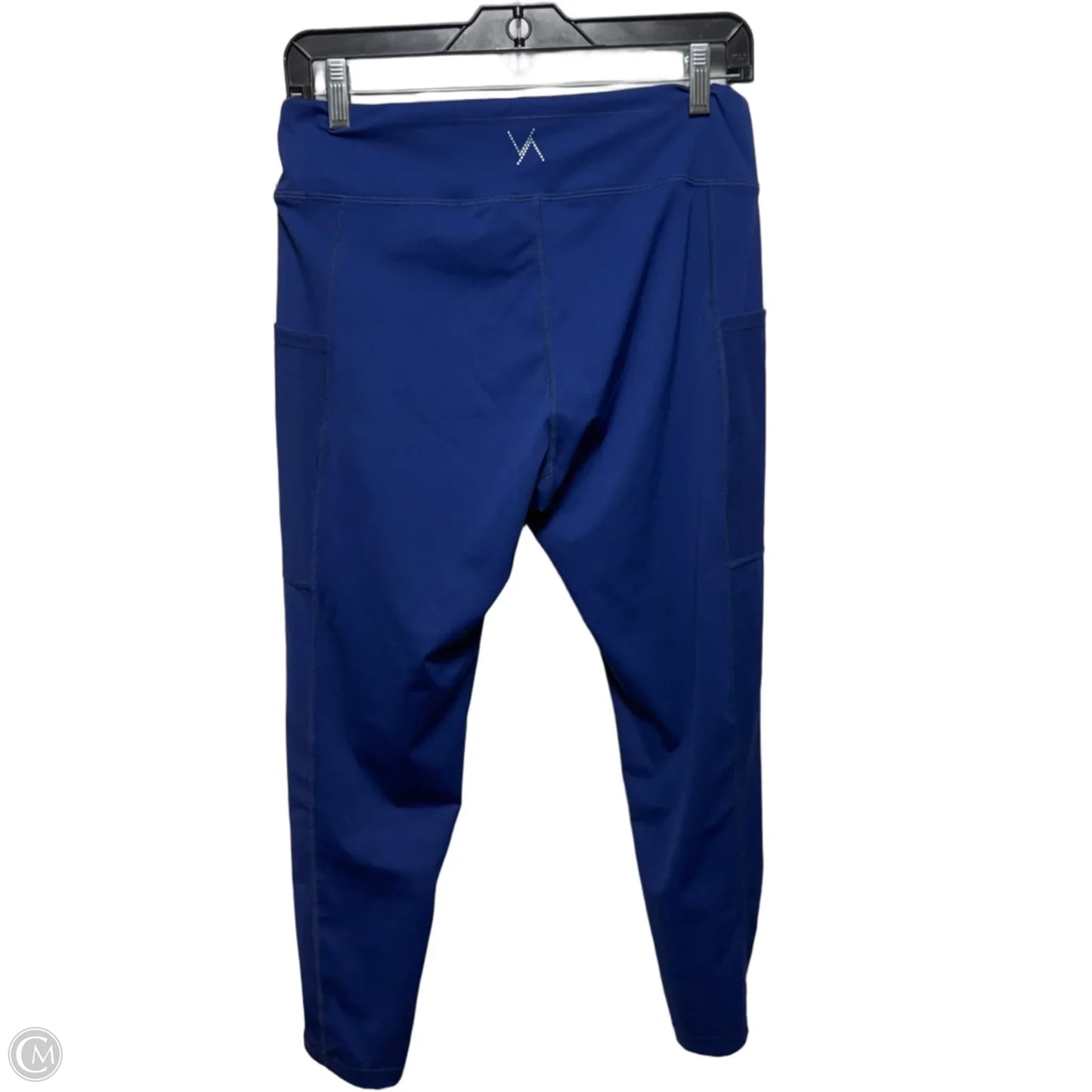 Athletic Leggings By Vie Active In Blue, Size: L