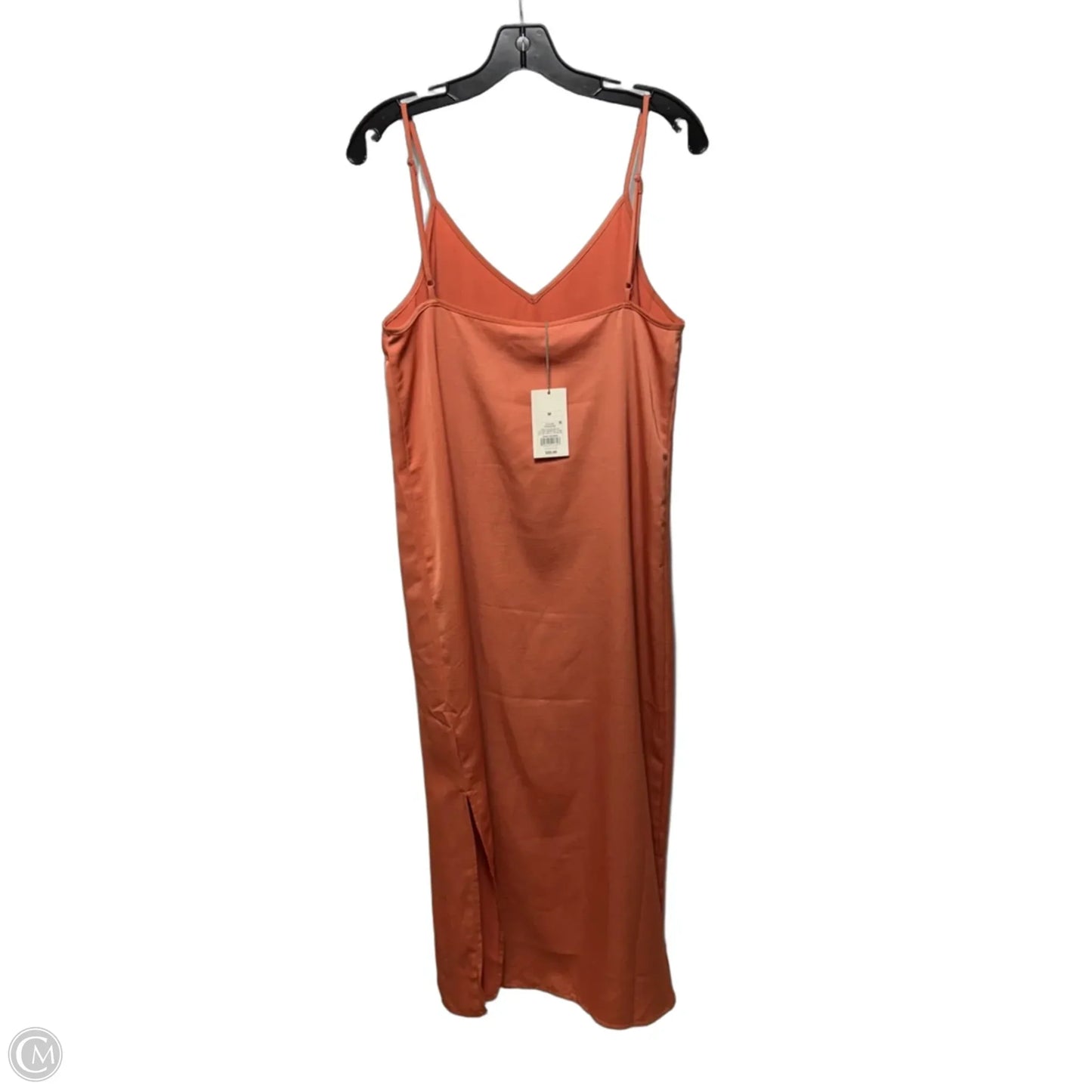 Slip Dress Casual Maxi By A New Day In Orange, Size: M