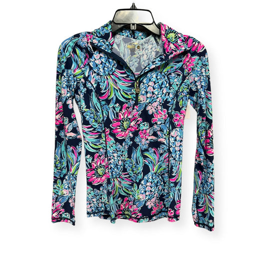 Athletic Top Long Sleeve Collar By Luxletic by Lilly Pulitzer  Size: Xs