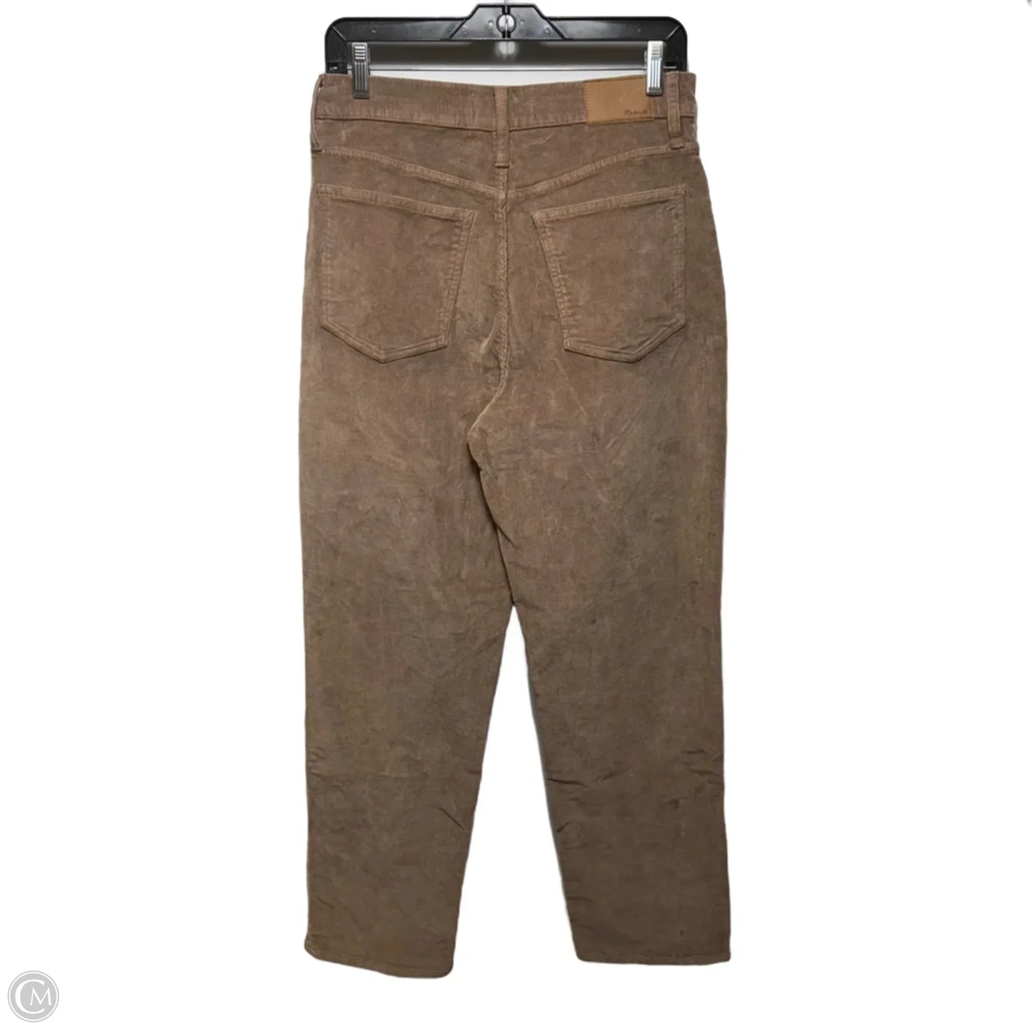 Pants Corduroy By Madewell In Tan, Size: 8