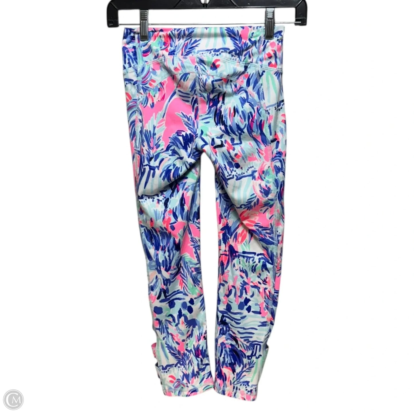 Weekender Cropped Leggings Designer By Lilly Pulitzer In Cabana Cocktail, Size: XXS