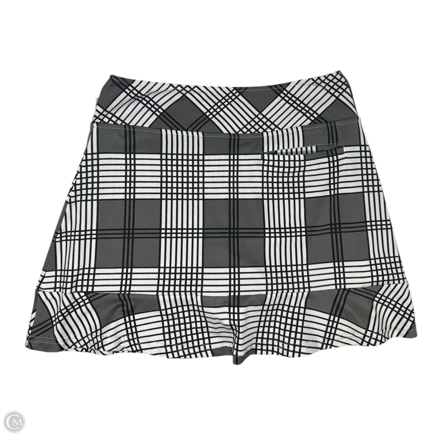 Athletic Skirt By Golftini In Grey & White, Size: Xs